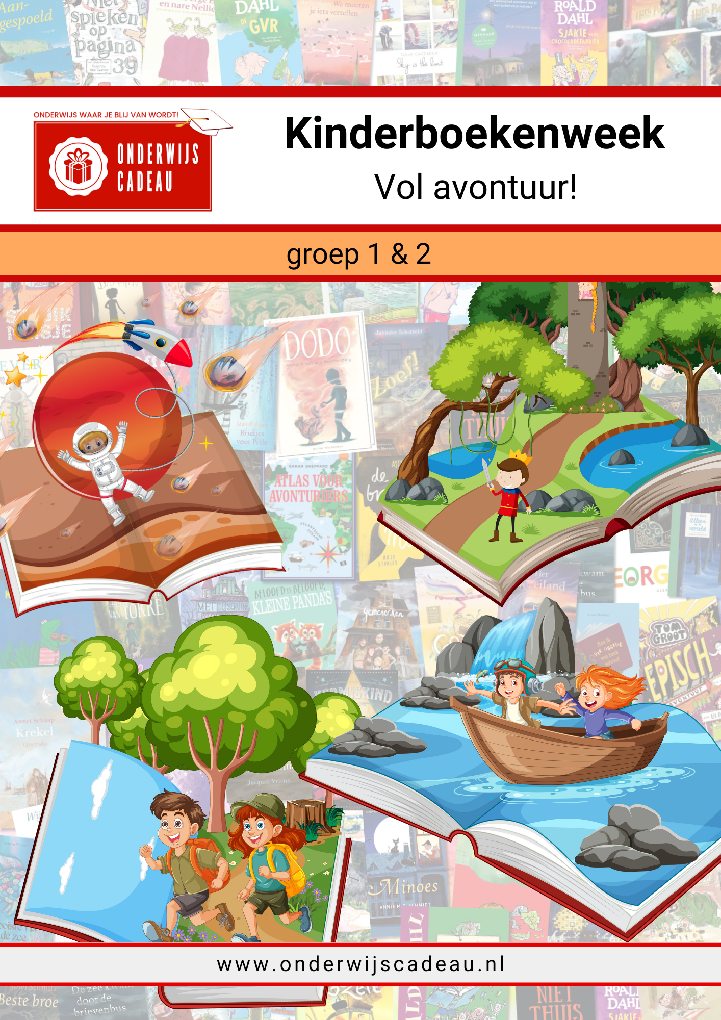 Kinderboekenweek 2025 - Vol avontuur! - Groep 1/2