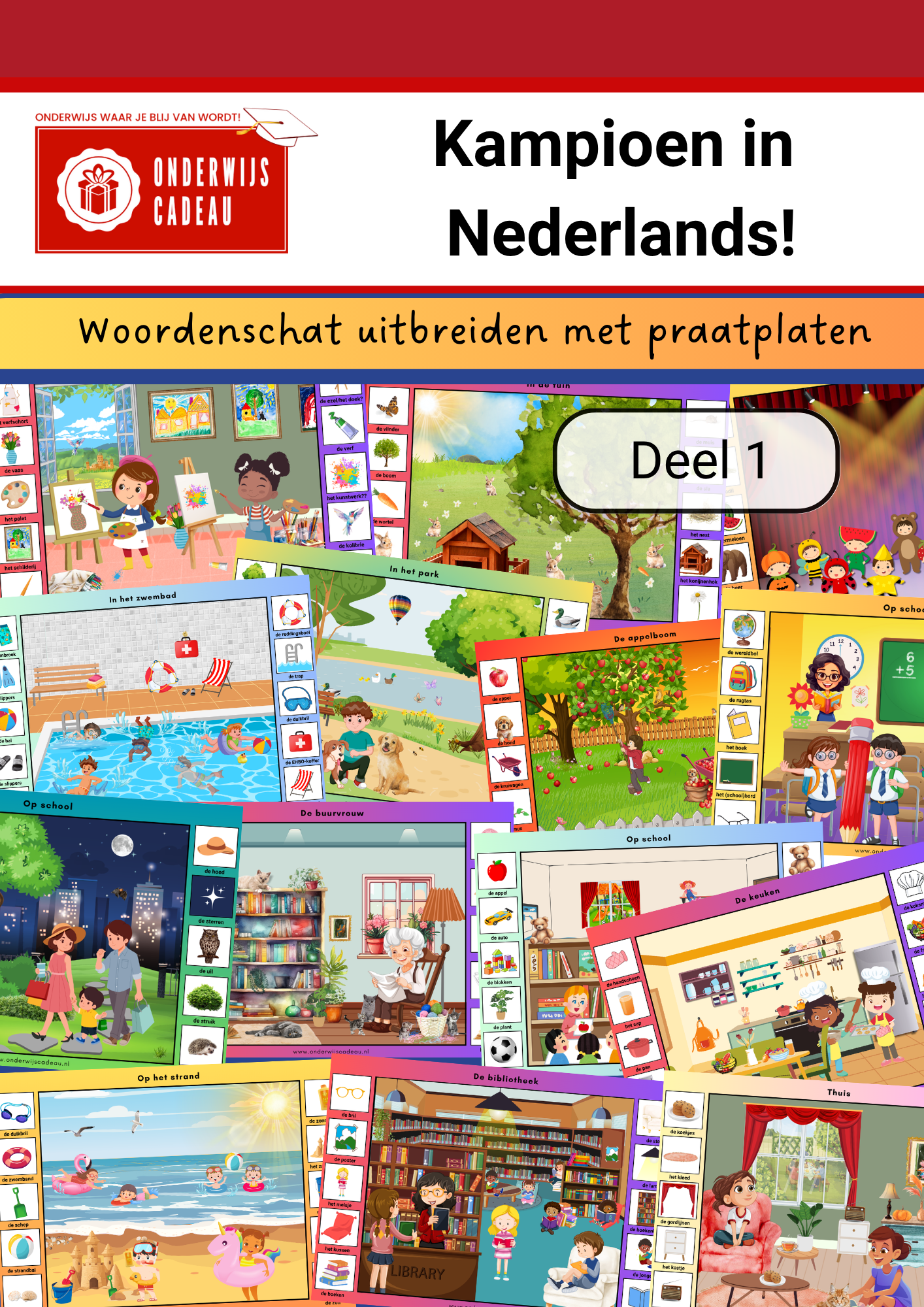 Kampioen in Nederlands! - NT2 - Praatplaten - Deel 1