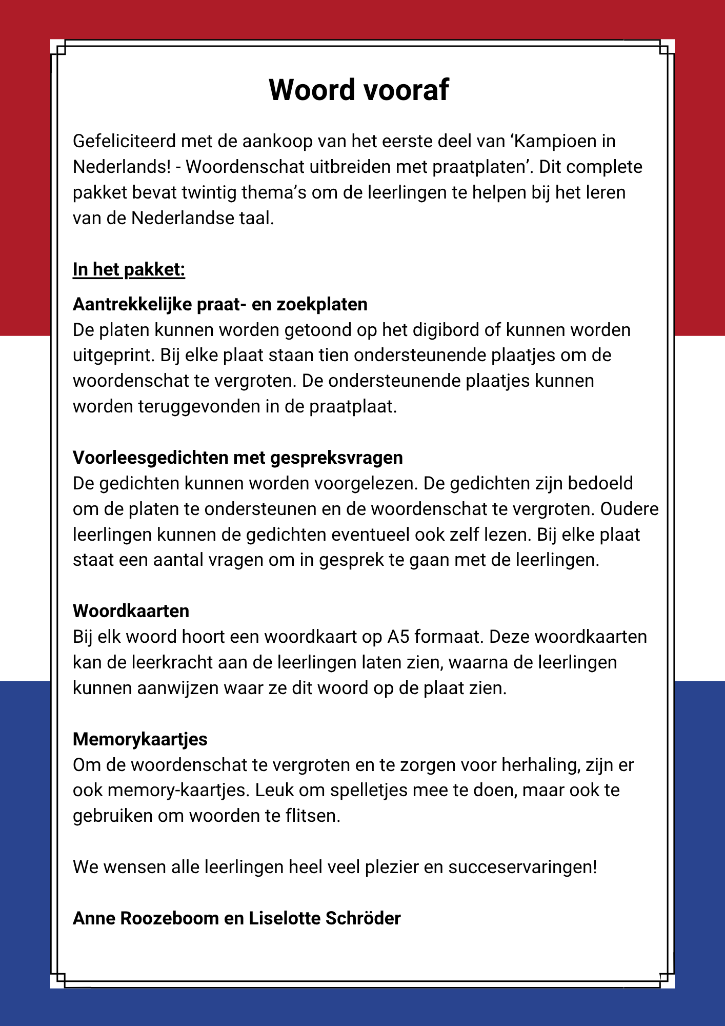 Kampioen in Nederlands! - NT2 - Praatplaten - Deel 1