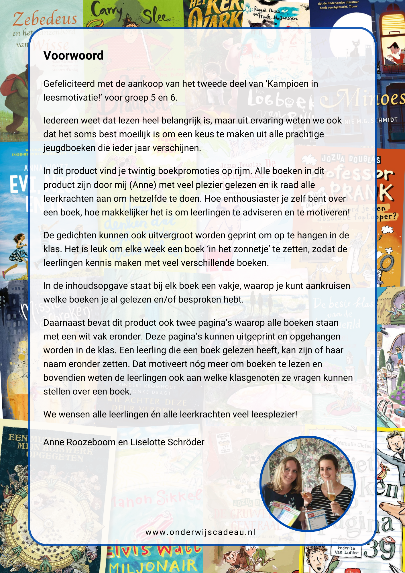 Kampioen in leesmotivatie! - Groep 5/6 - Deel 2