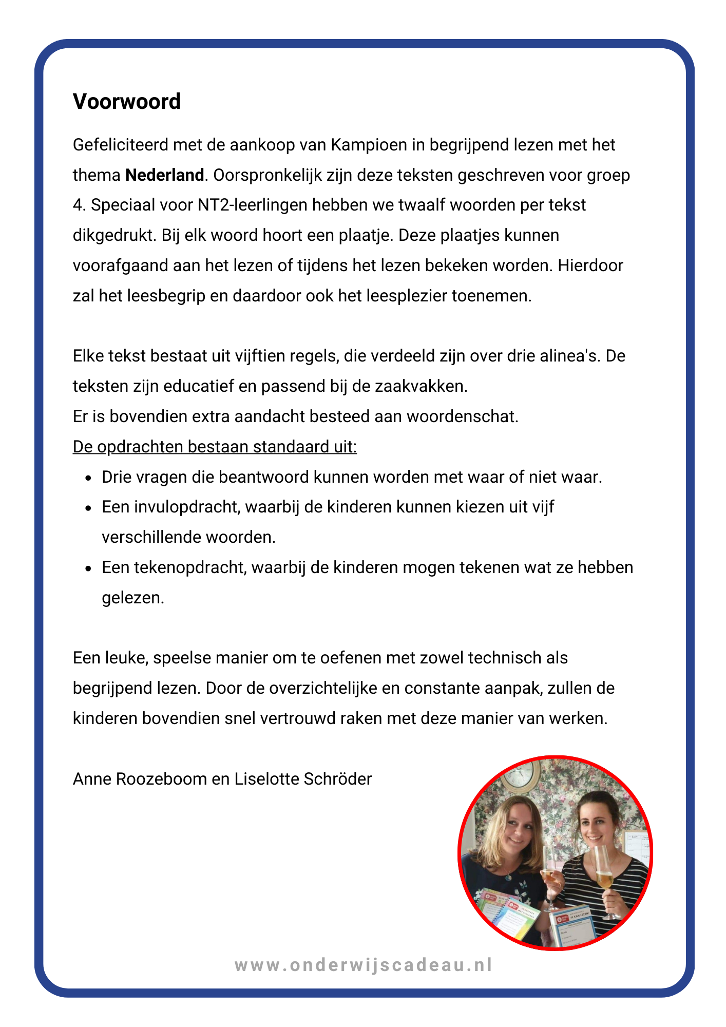 Kampioen in begrijpend lezen! - NT2-versie - Nederland