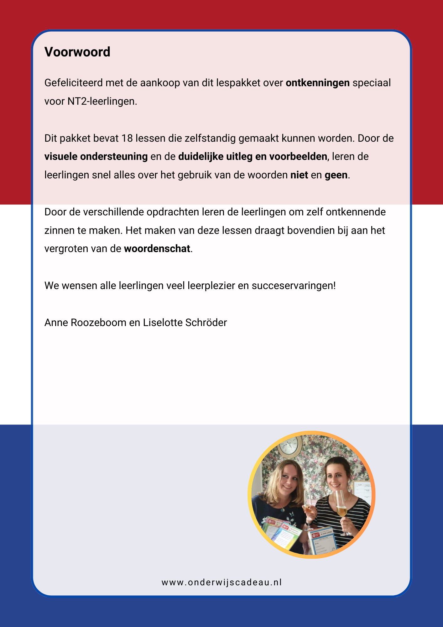 Kampioen in Nederlands! - NT2 - Ontkenningen: niet en geen