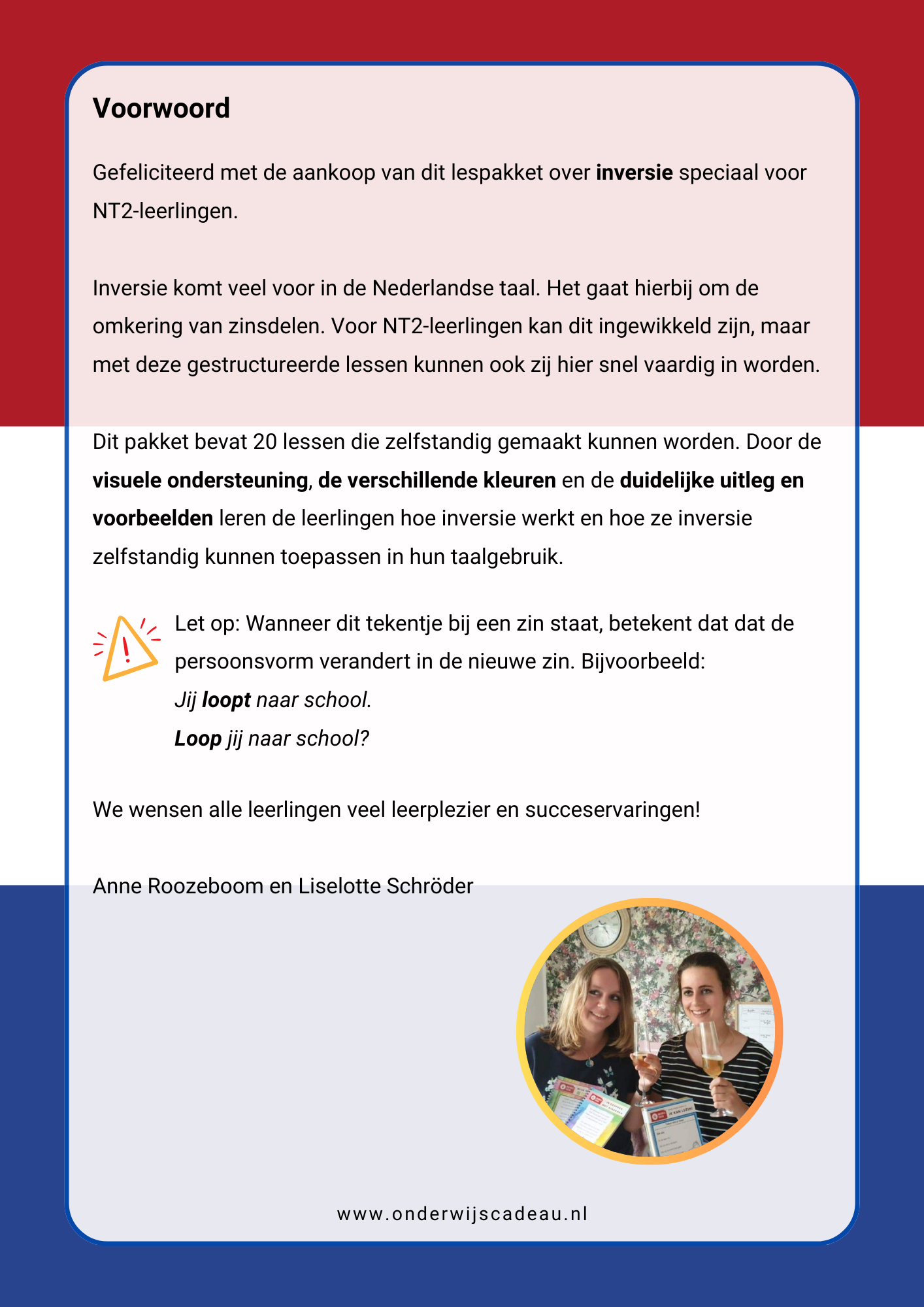 Kampioen in Nederlands! - NT2 - Zinsopbouw en inversie