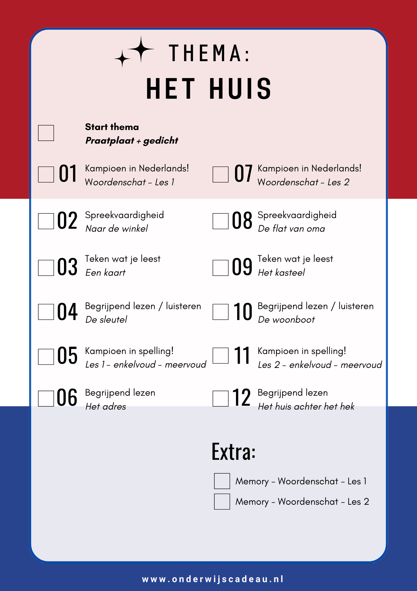Kampioen in Nederlands! - NT2 - Het huis