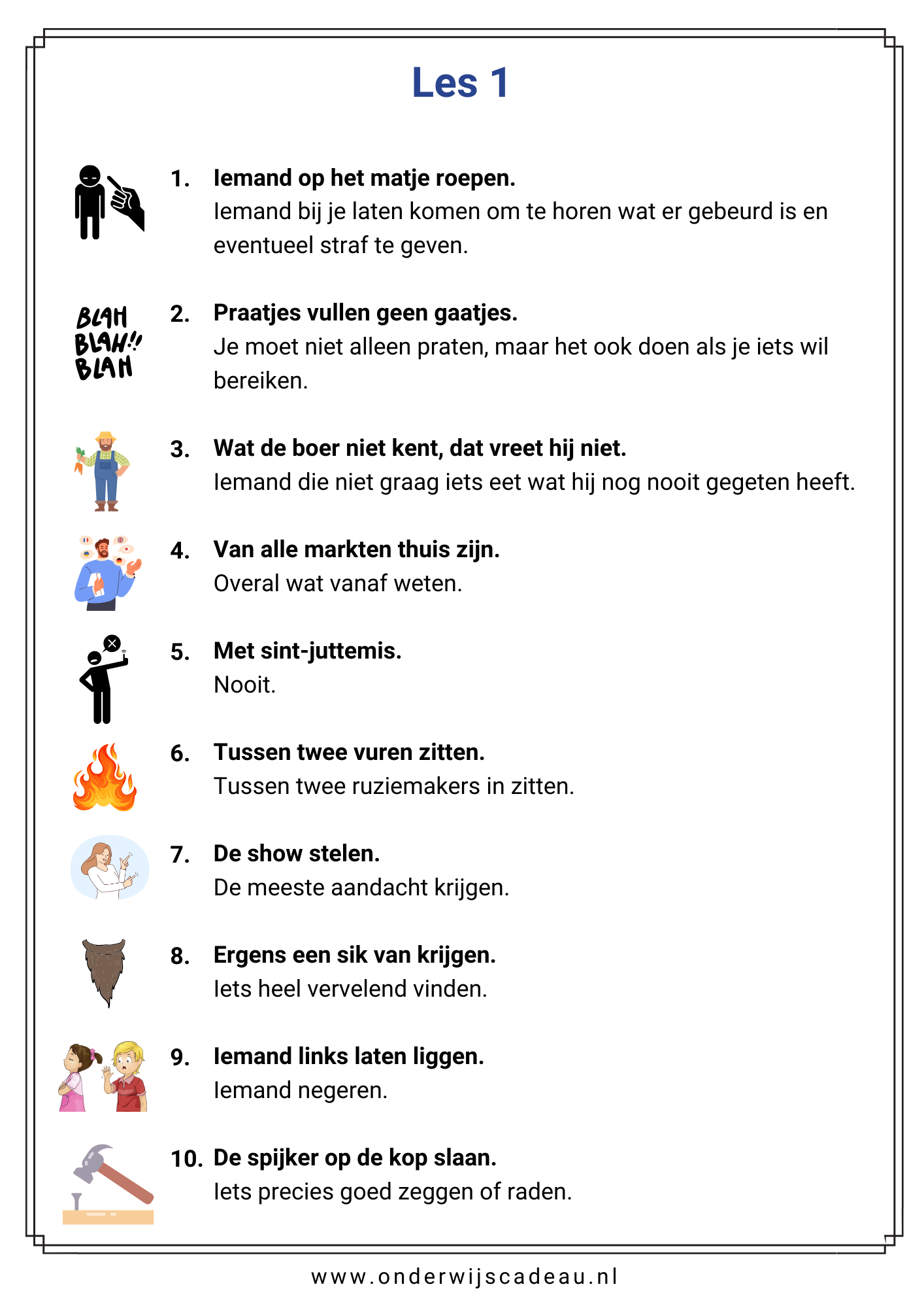 Voordeelpakket: Kampioen in spreekwoorden!