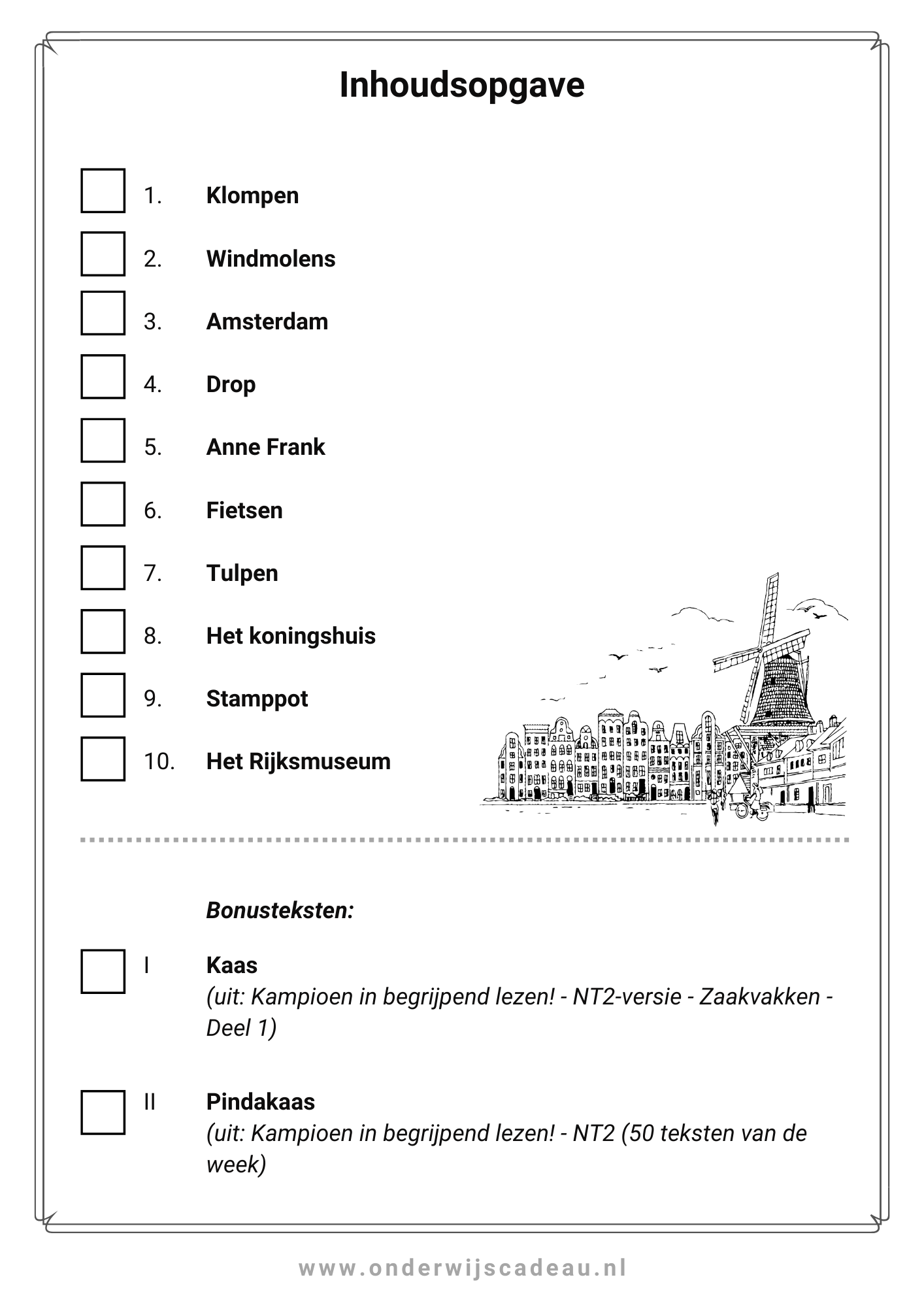 Voordeelpakket Nederland! (NT2) - Oranjekorting