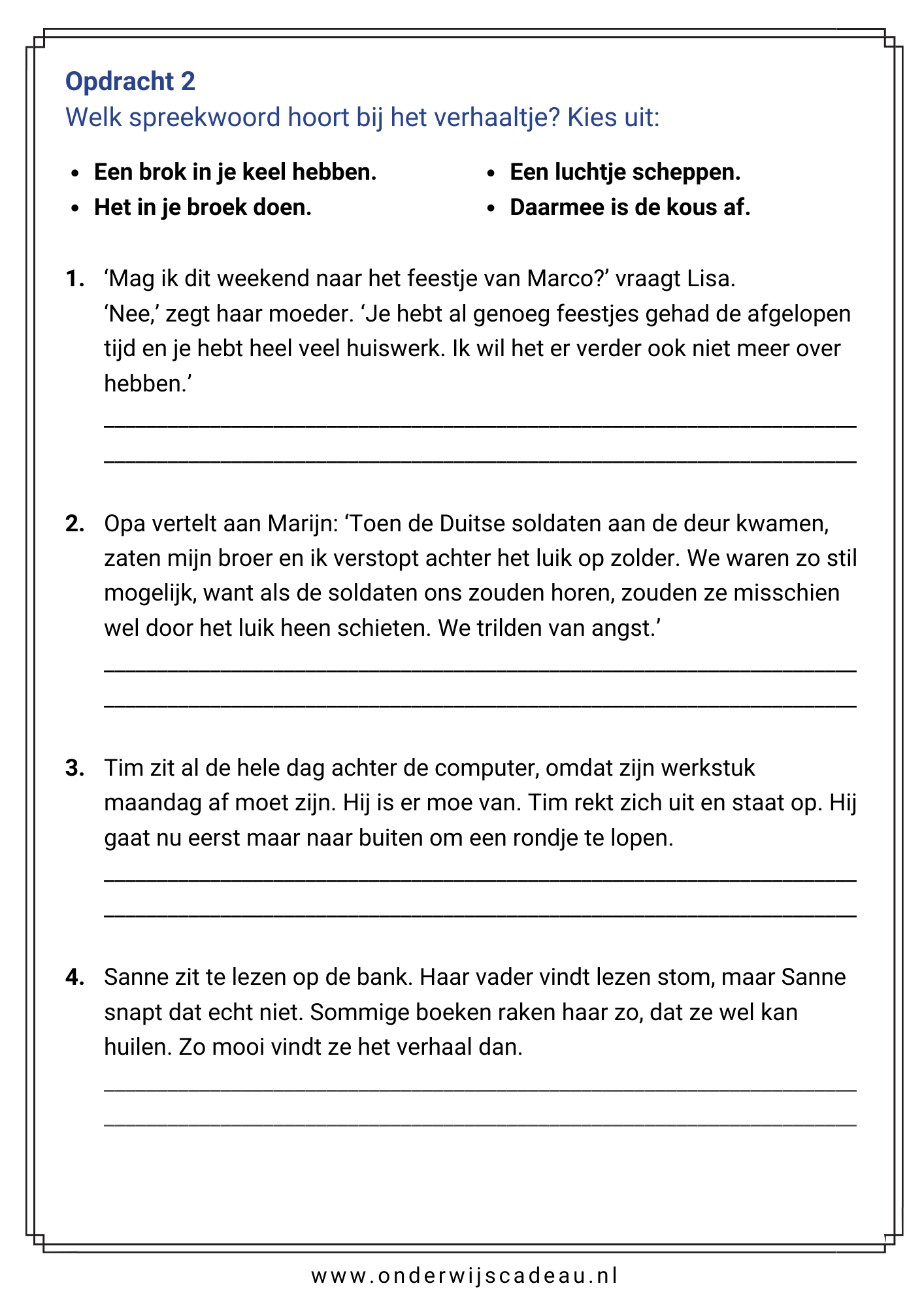 Kampioen in spreekwoorden! - Deel 2