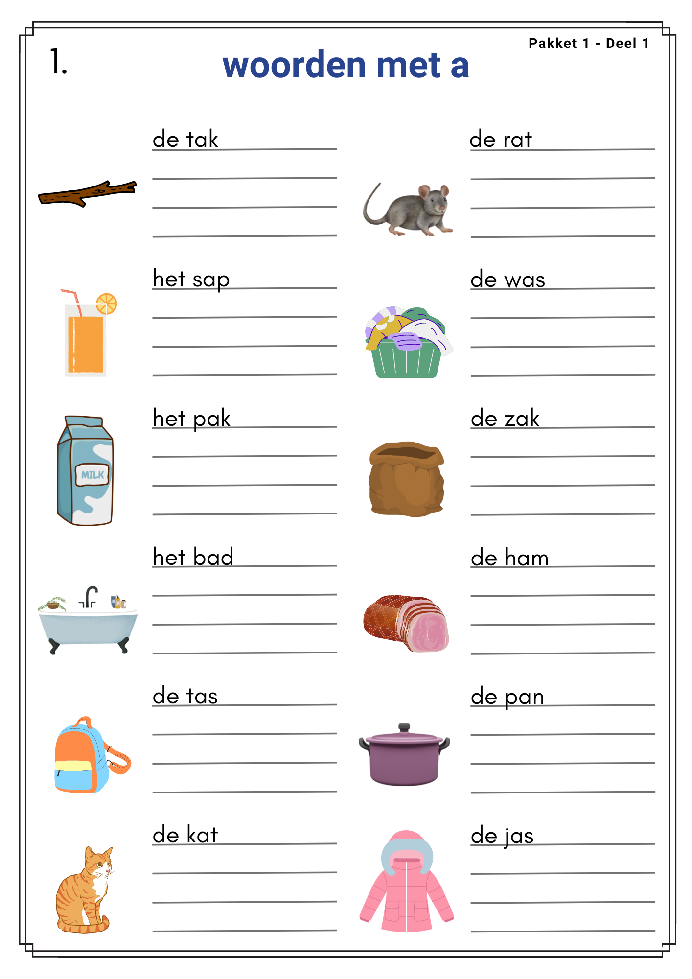 Kampioen in spelling! - Pakket 1