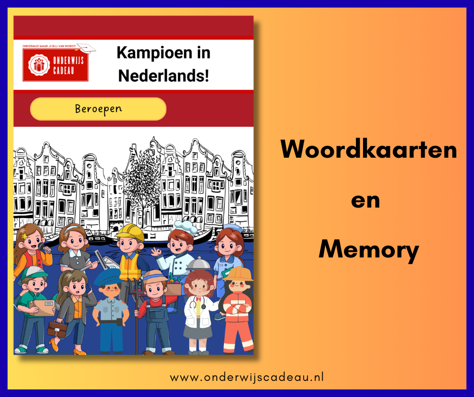 Beroepen (NT2) - Woordkaarten en memory