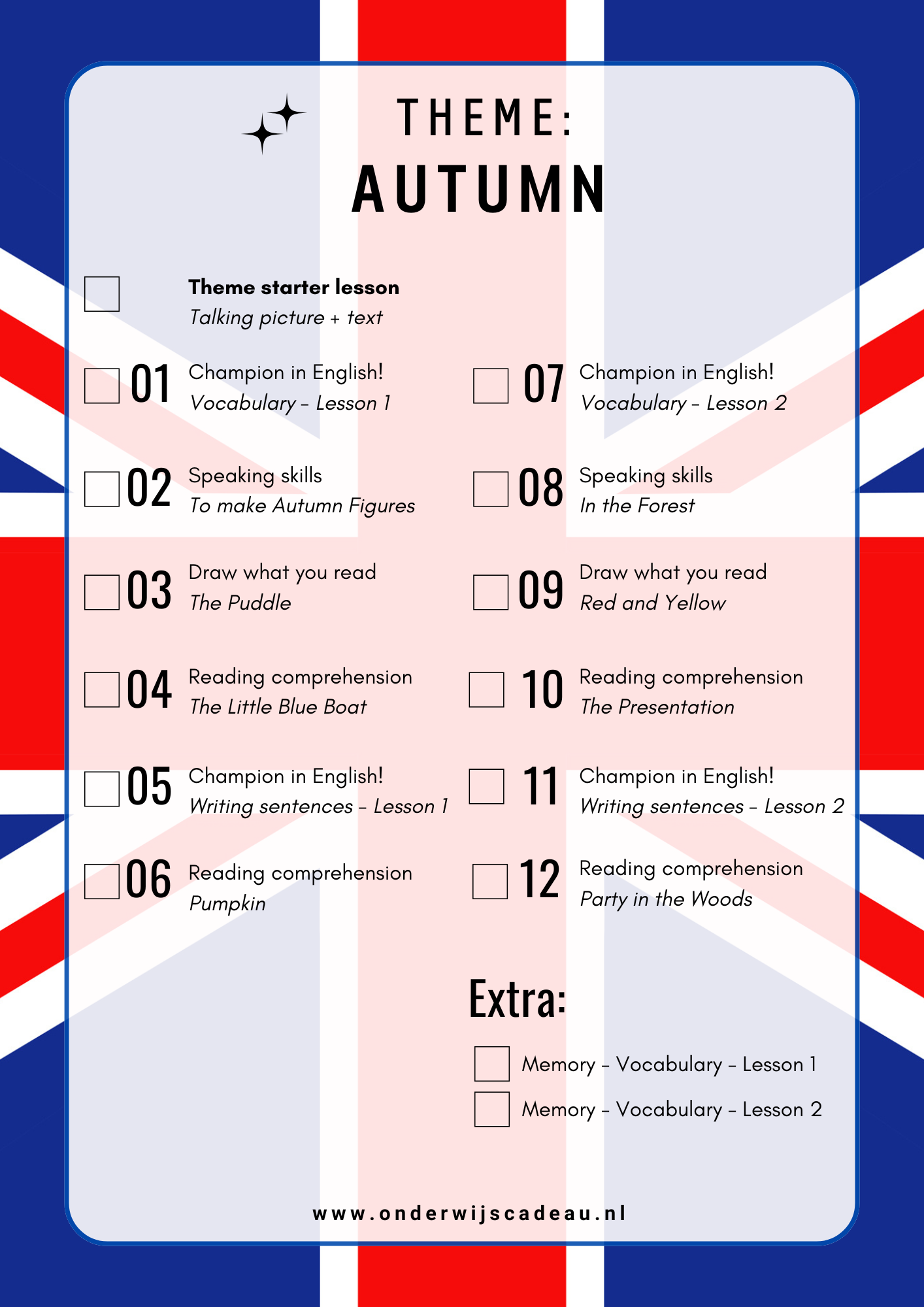 Champion in English! - Autumn (themapakket)