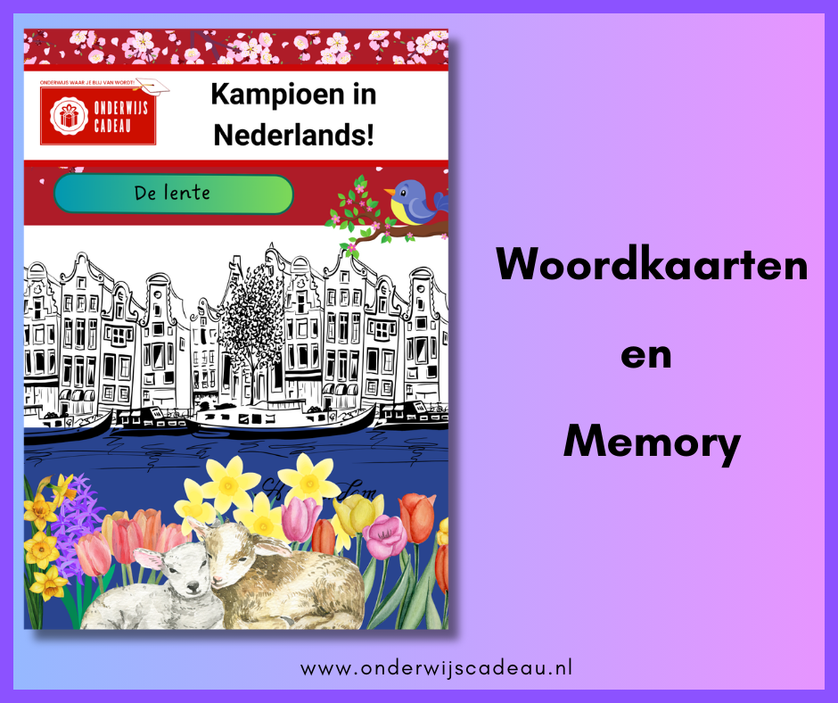 De lente (NT2) - Woordkaarten en memory