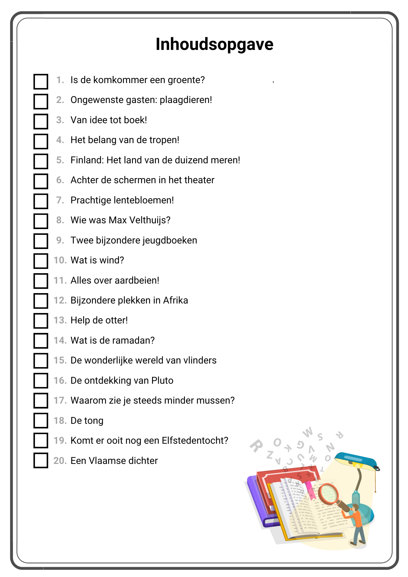 Kampioen in begrijpend lezen! - Groep 5, 6 en 7 (20 teksten van de week)