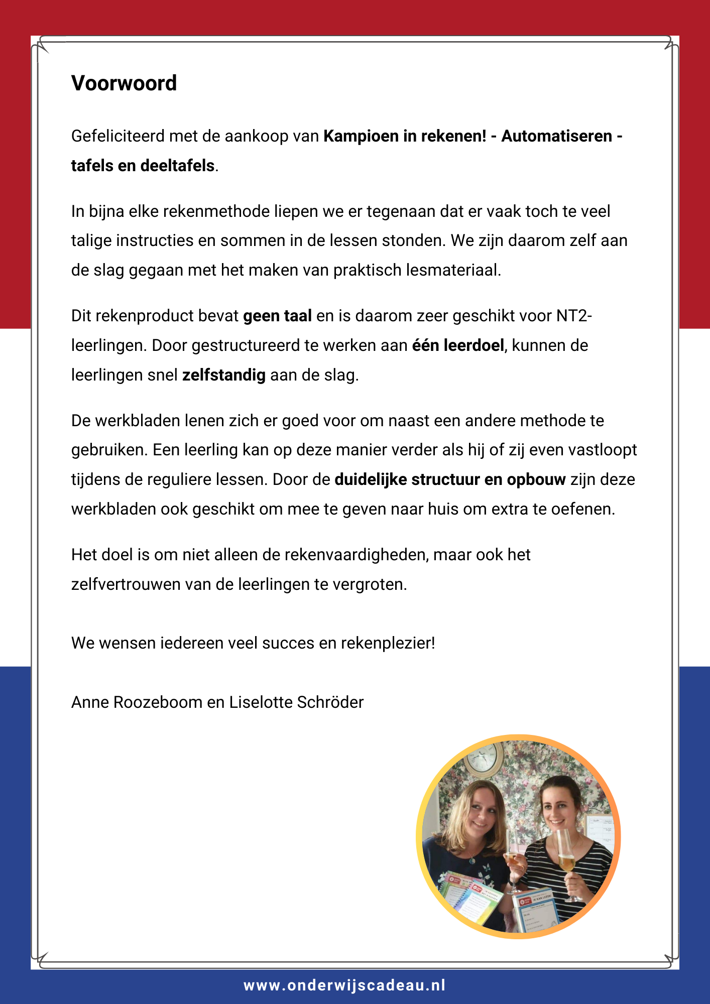 Kampioen in rekenen! - NT2 - Automatiseren - tafels en deeltafels