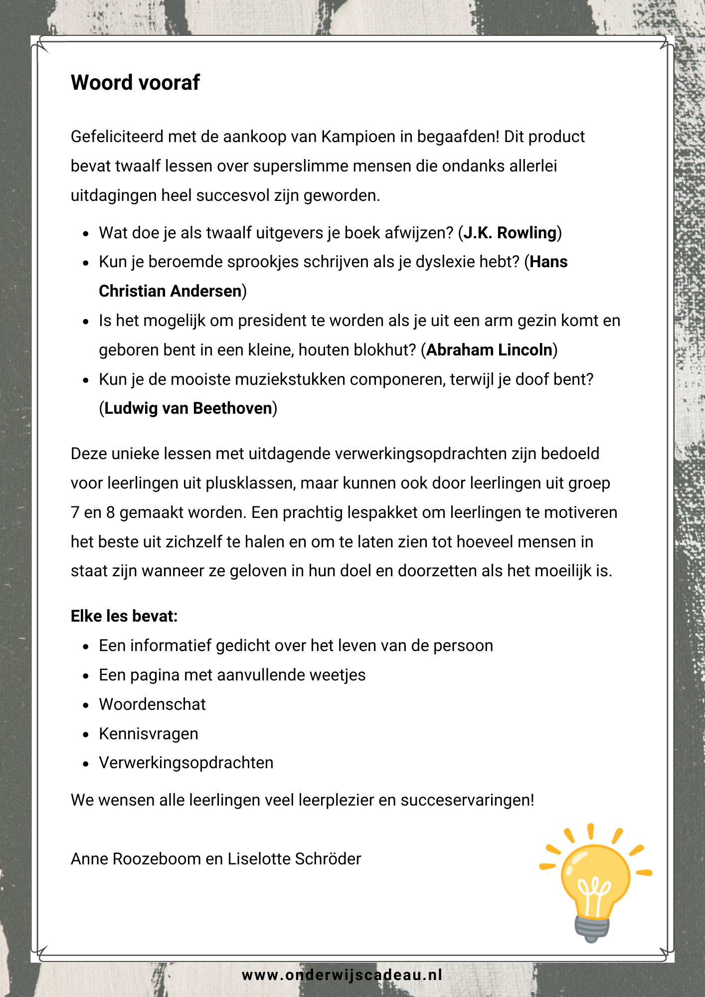 Kampioen in begaafden!