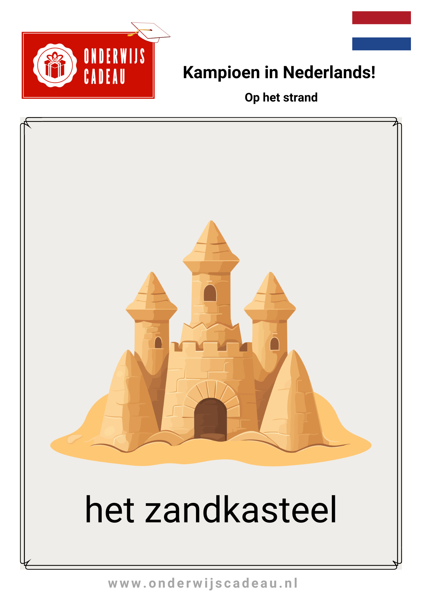 Kampioen in Nederlands! - NT2 - Praatplaten - Deel 1