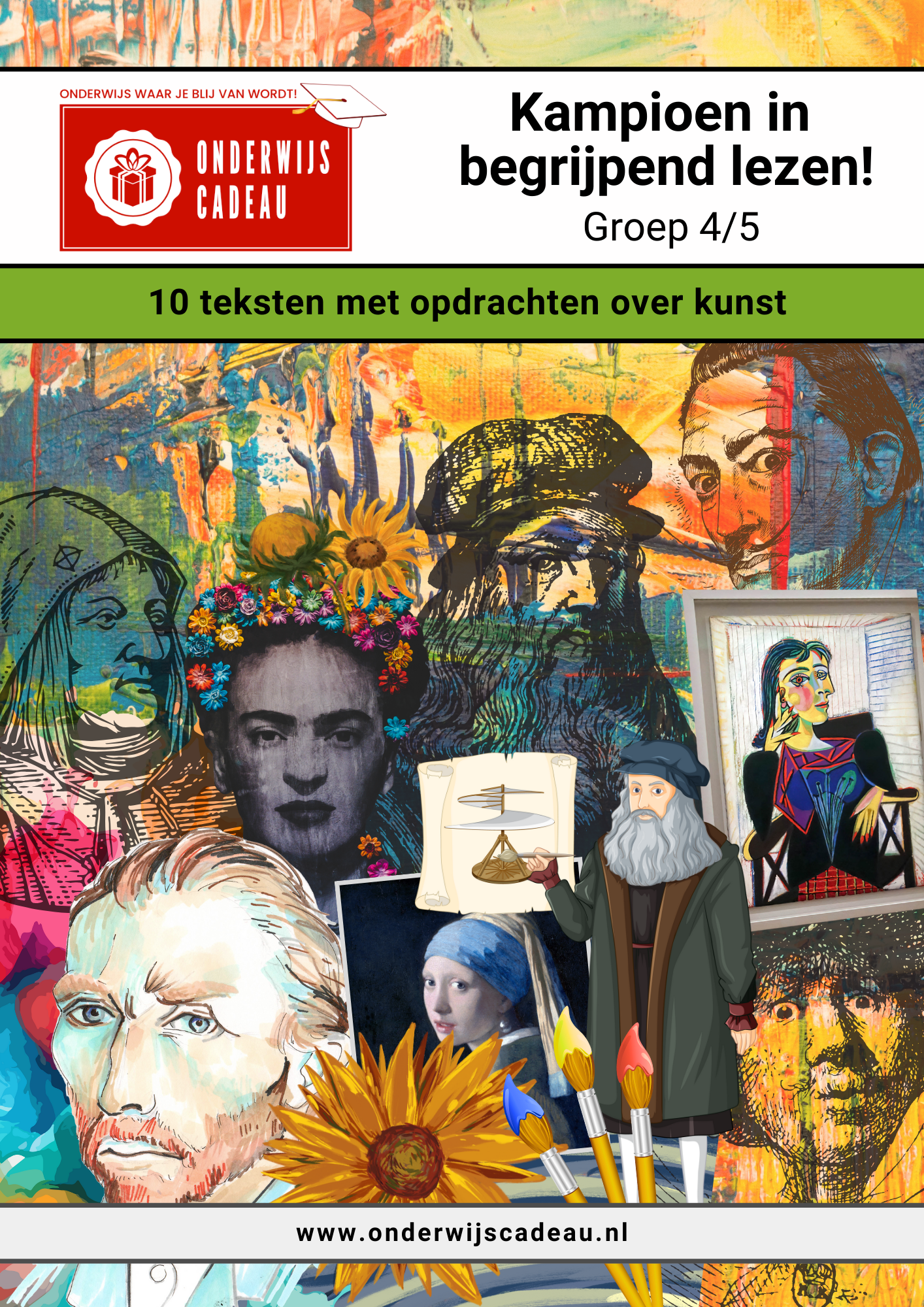 Kampioen in begrijpend lezen! - Thema: Kunst (groep 4/5)