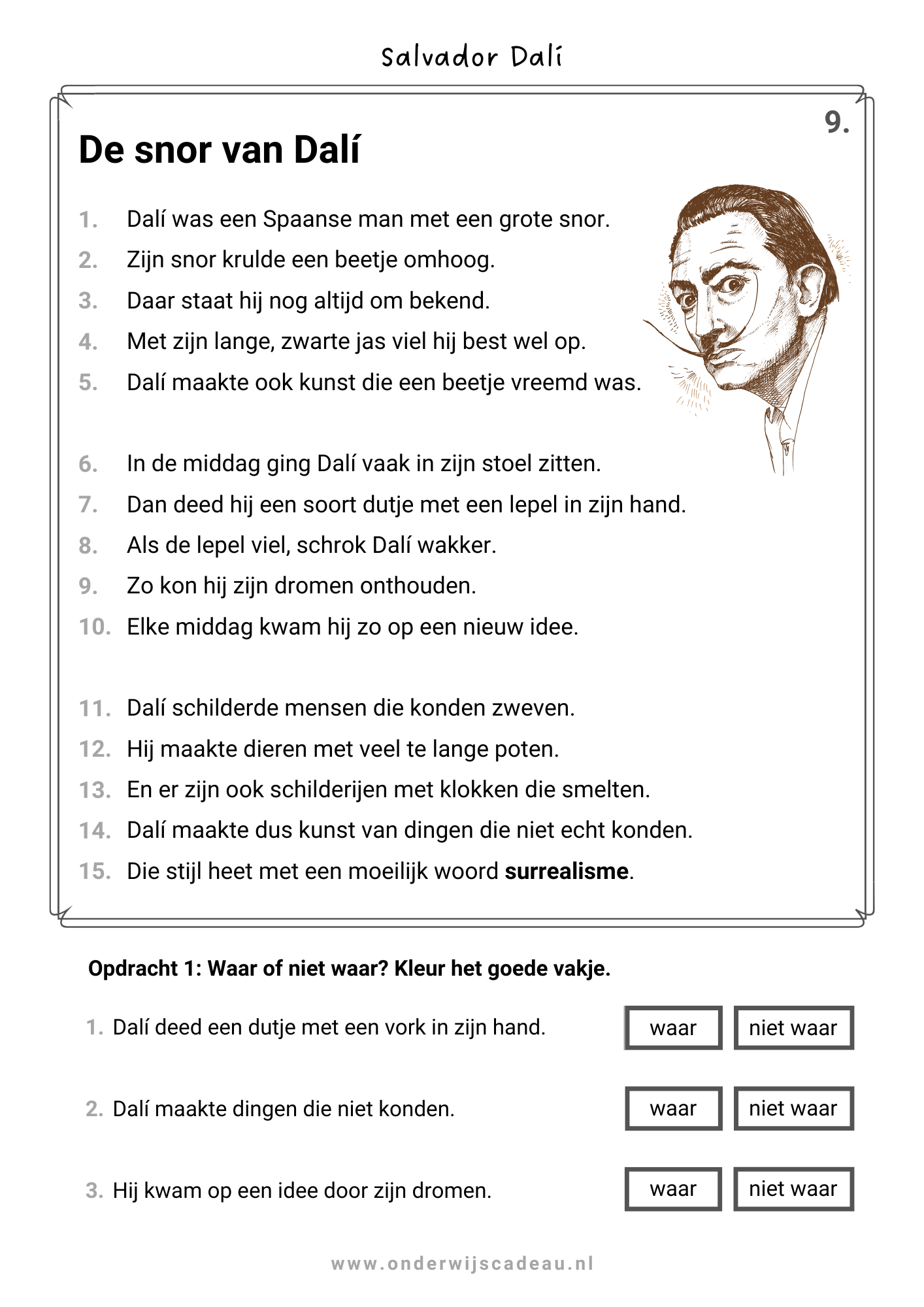 Kampioen in begrijpend lezen! - Thema: Kunst (groep 4/5)