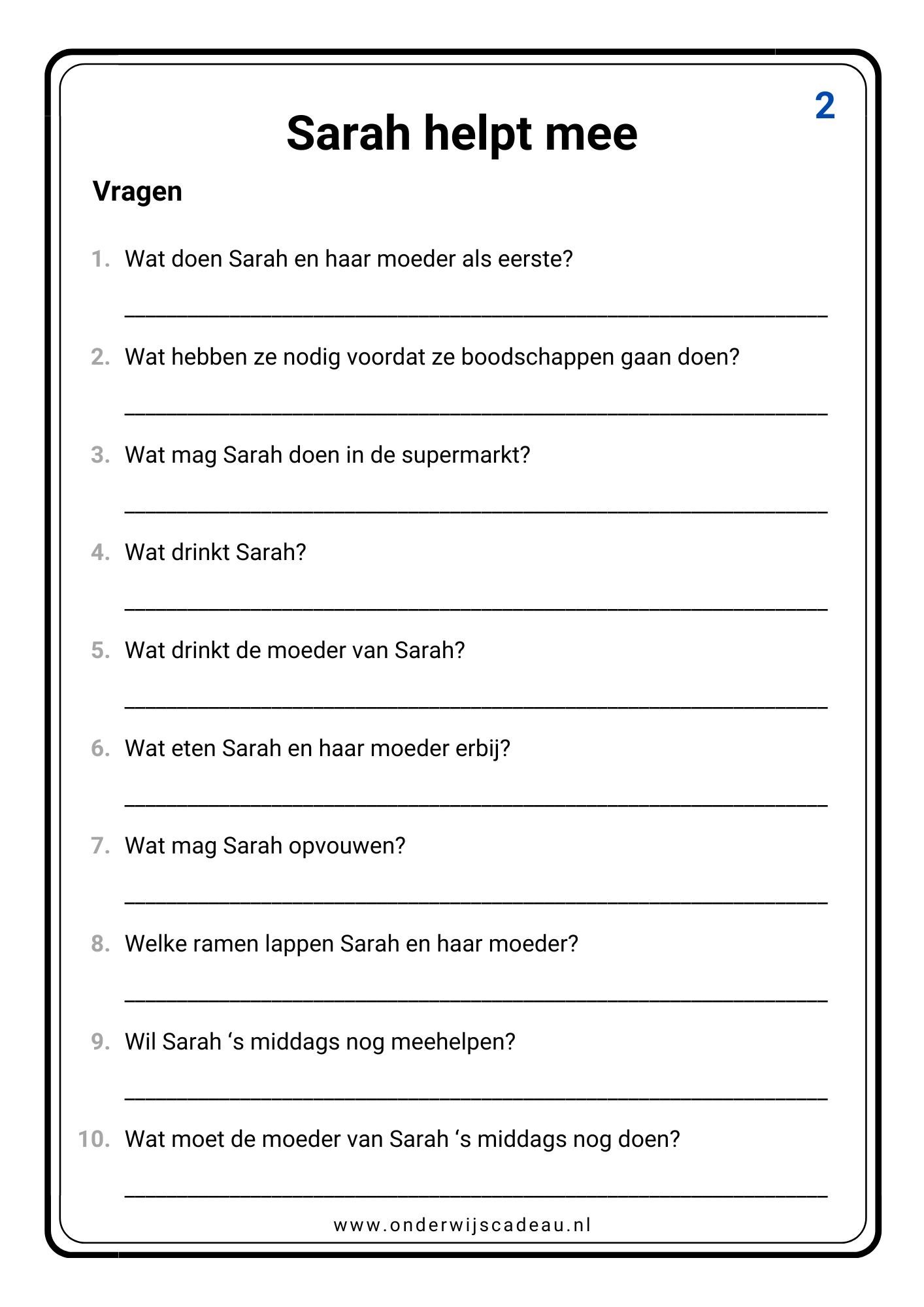Begrijpend lezen (NT2) - Verhalend