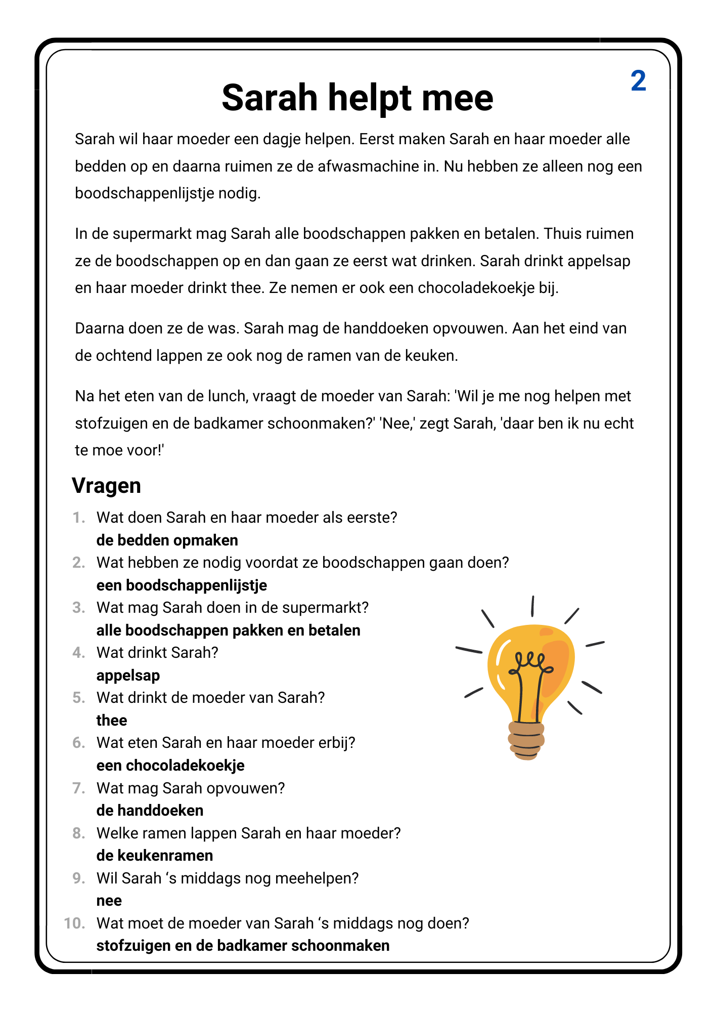 Begrijpend lezen (NT2) - Verhalend