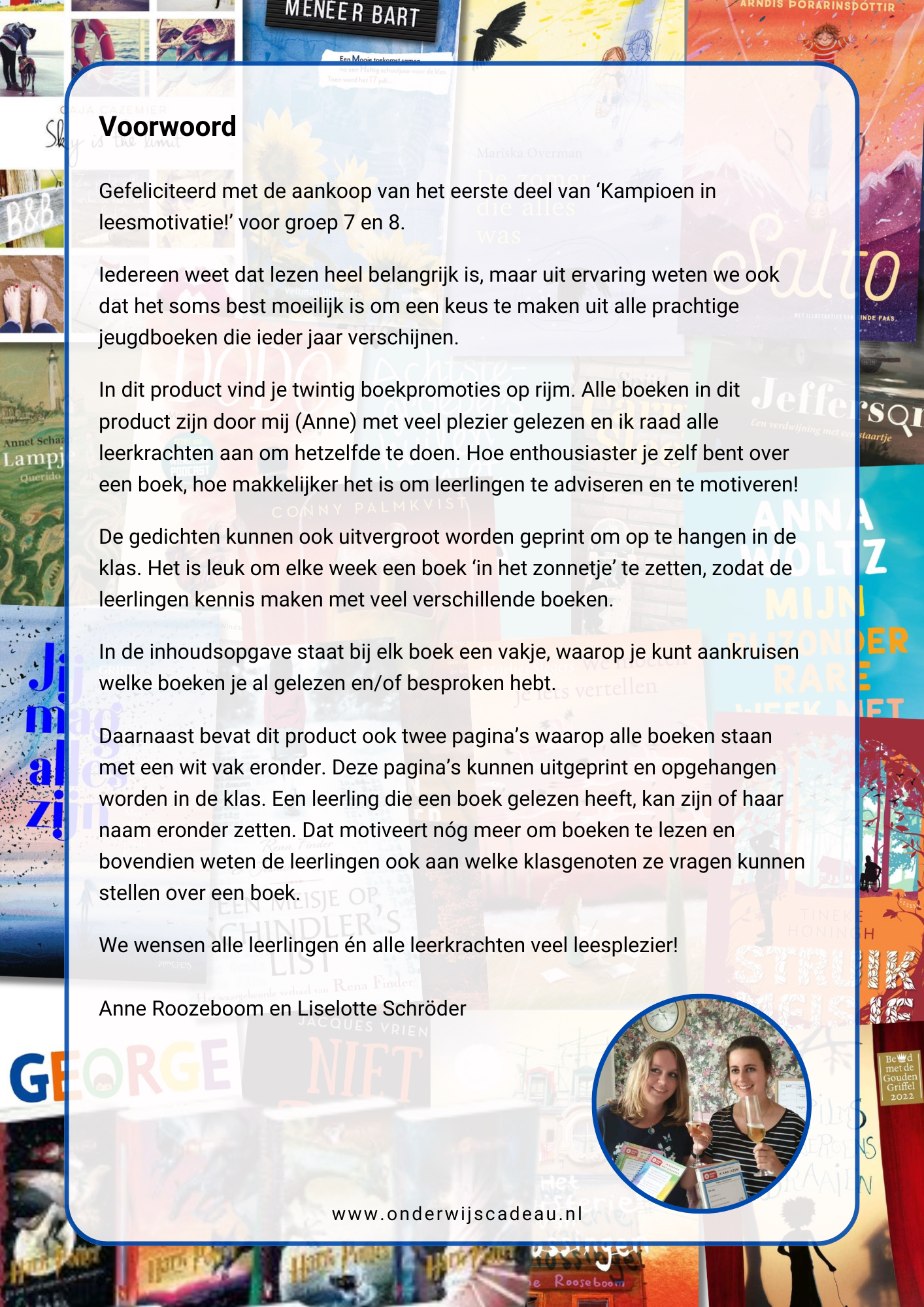 Kampioen in leesmotivatie! - Groep 7/8 - Deel 1