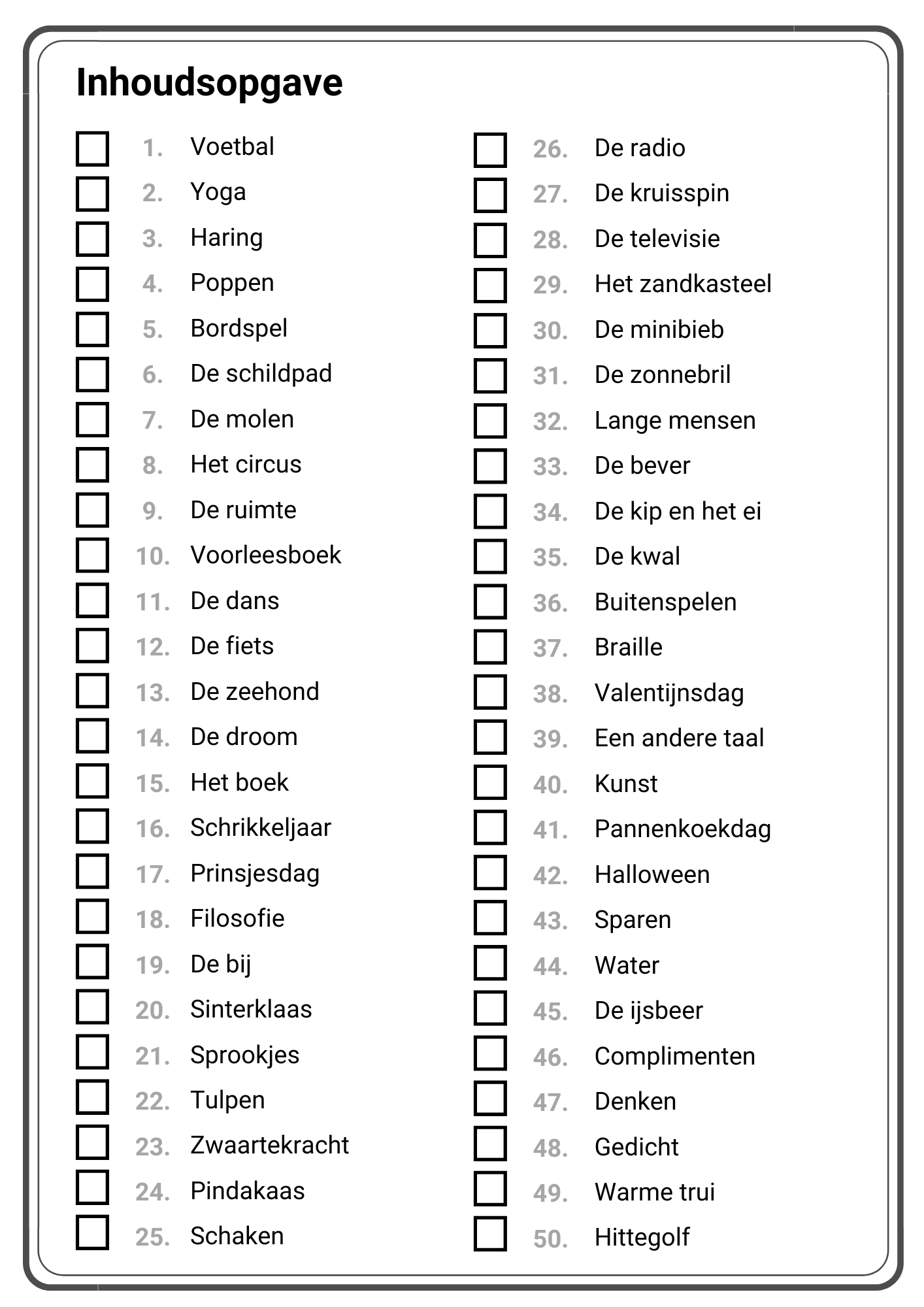 Kampioen in lezen! (50 teksten van de week)