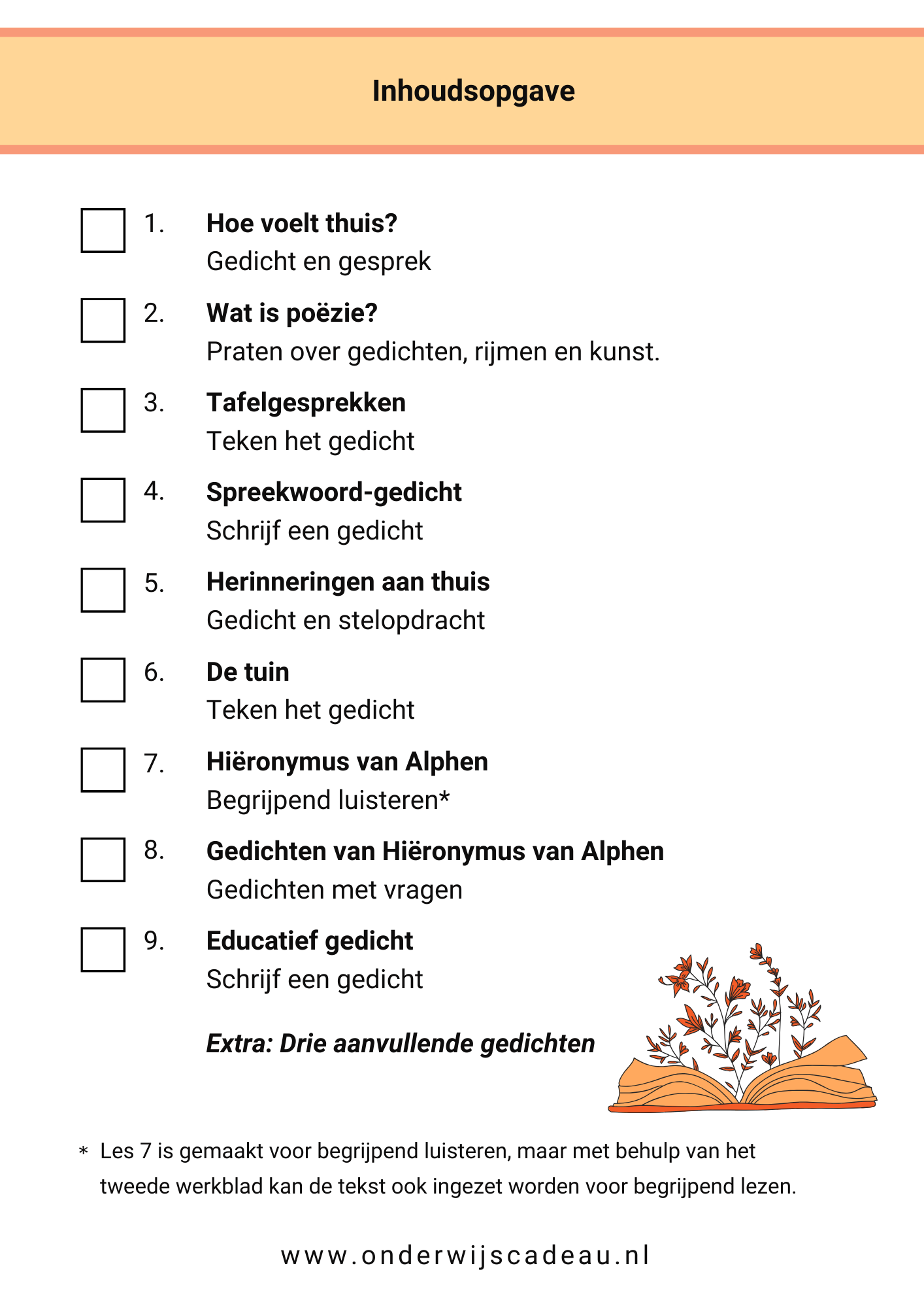 Kampioen in poëzie! - 2024 - Groep 7 en 8 - Thuis