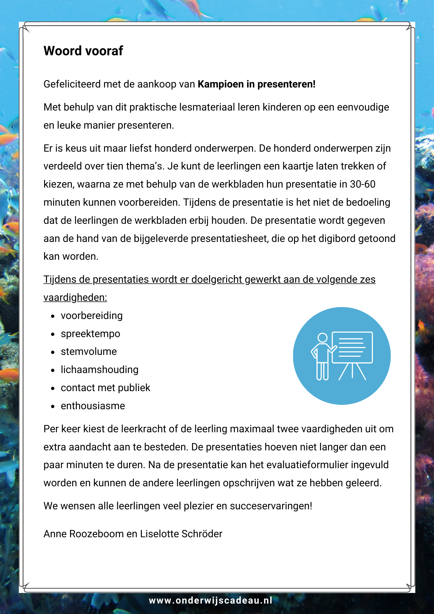 Kampioen in presenteren! - Groep 5 en 6