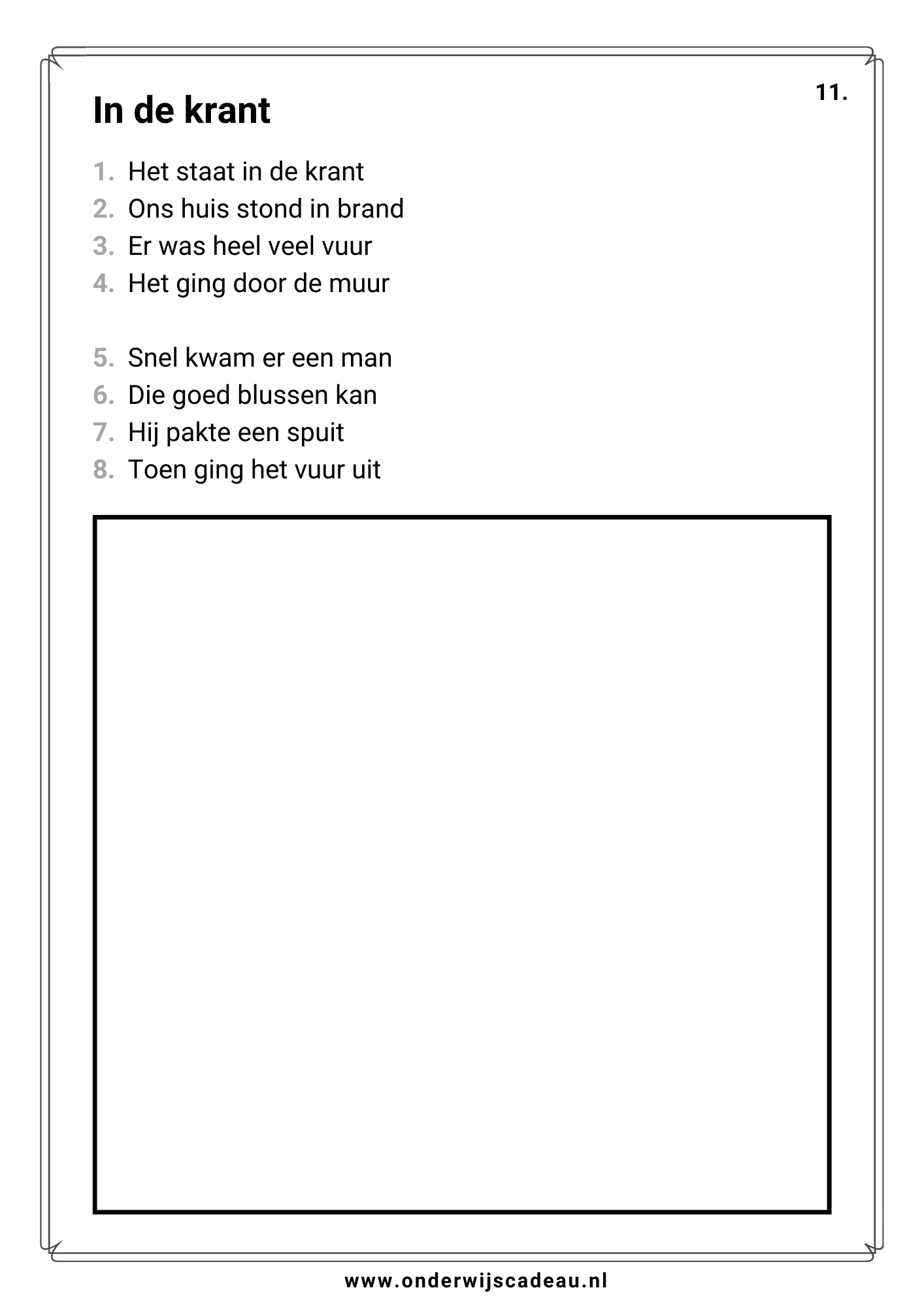 Kampioen in tekenen! - Teken het gedicht - Groep 3/4