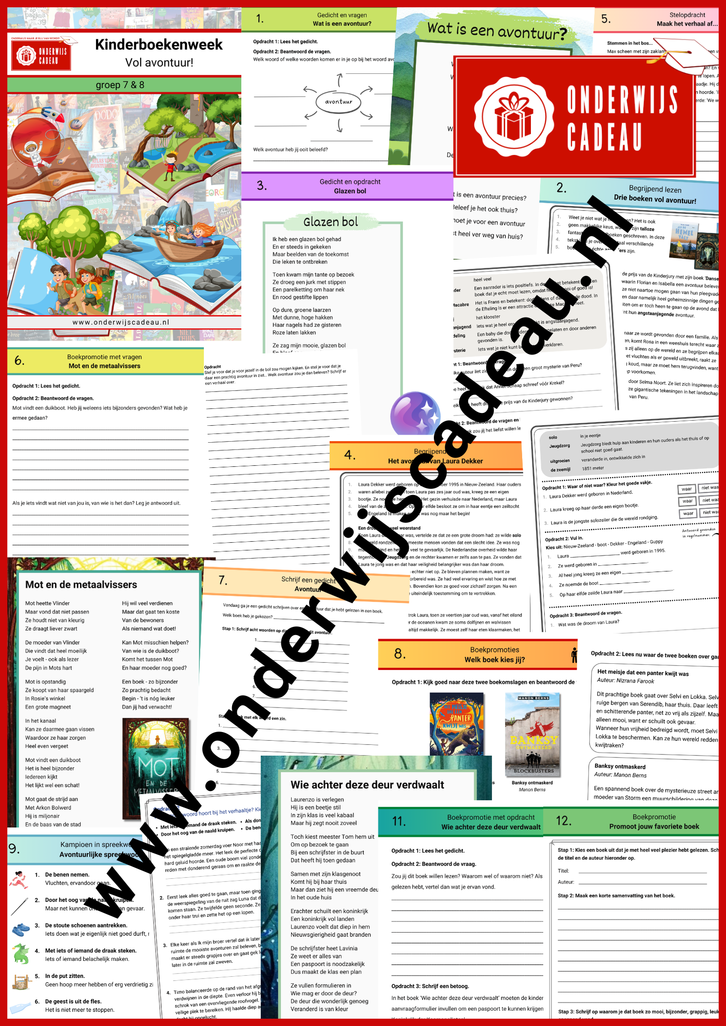 Kinderboekenweek 2025 - Vol avontuur! - Groep 7/8