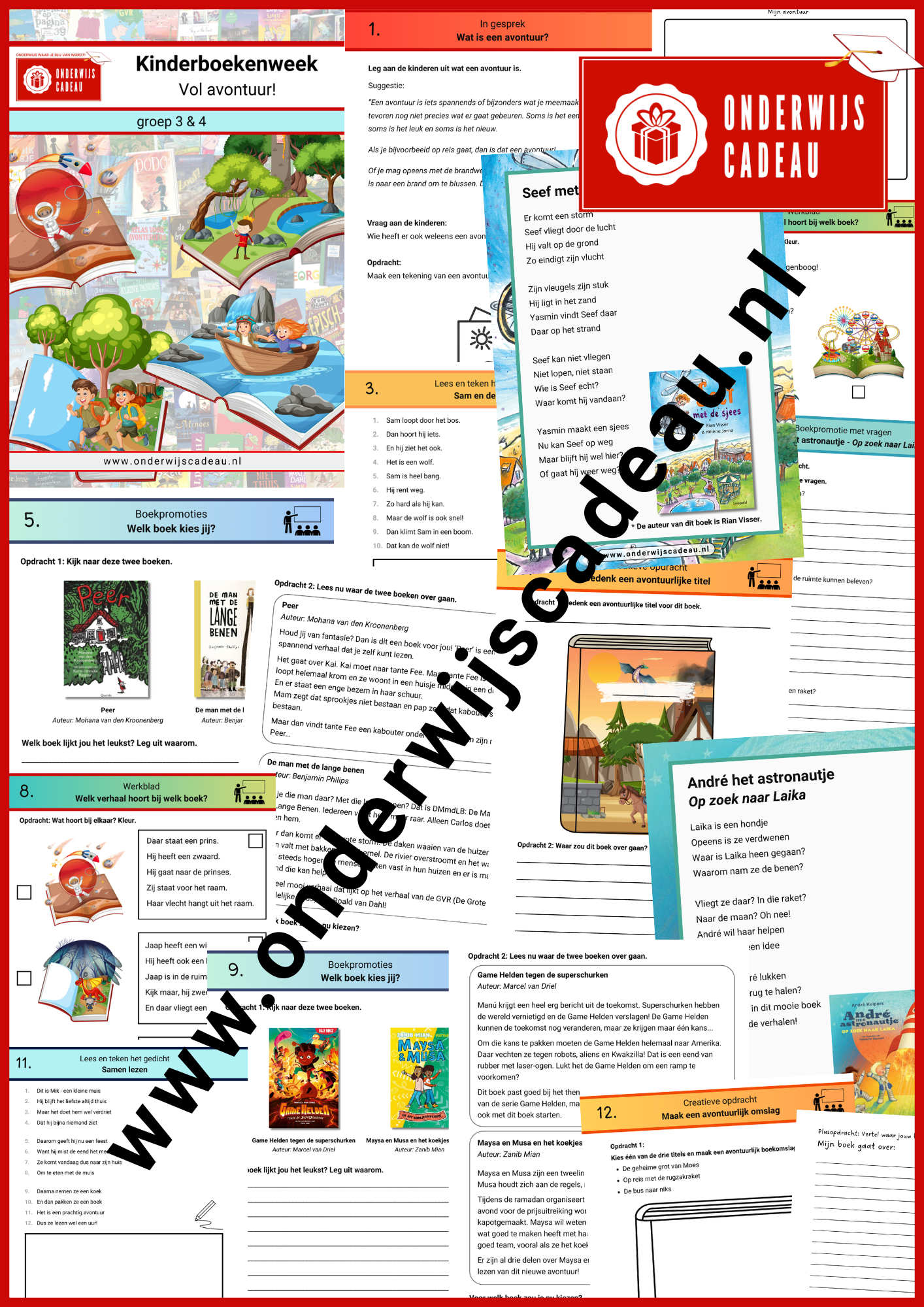 Kinderboekenweek 2025 - Vol avontuur! - Groep 3/4