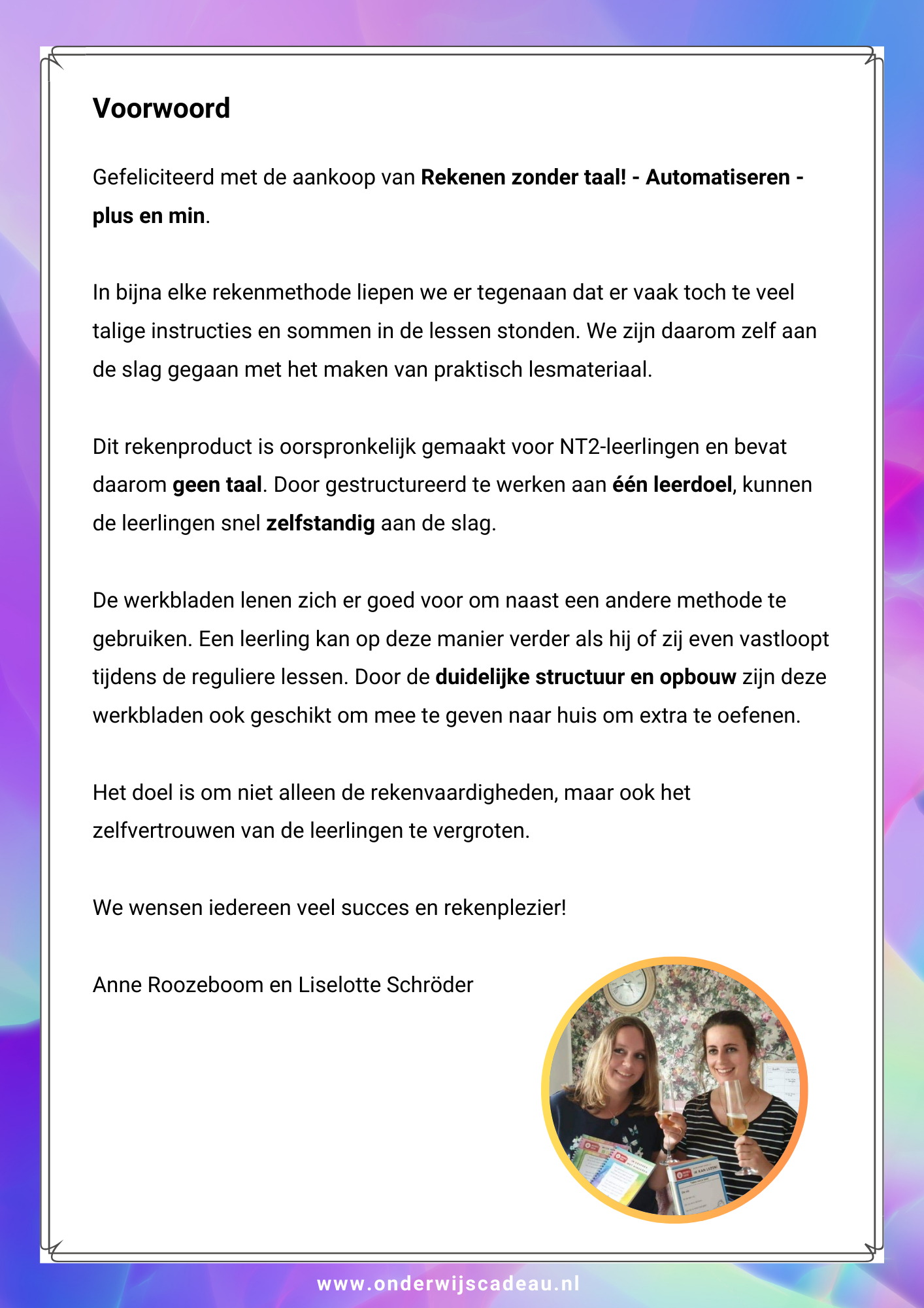 Rekenen zonder taal - Automatiseren - plus en min
