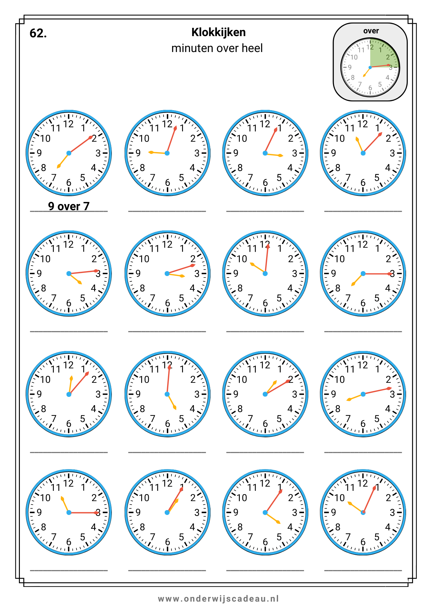 Klokkijken - Deel 1 (Analoog)