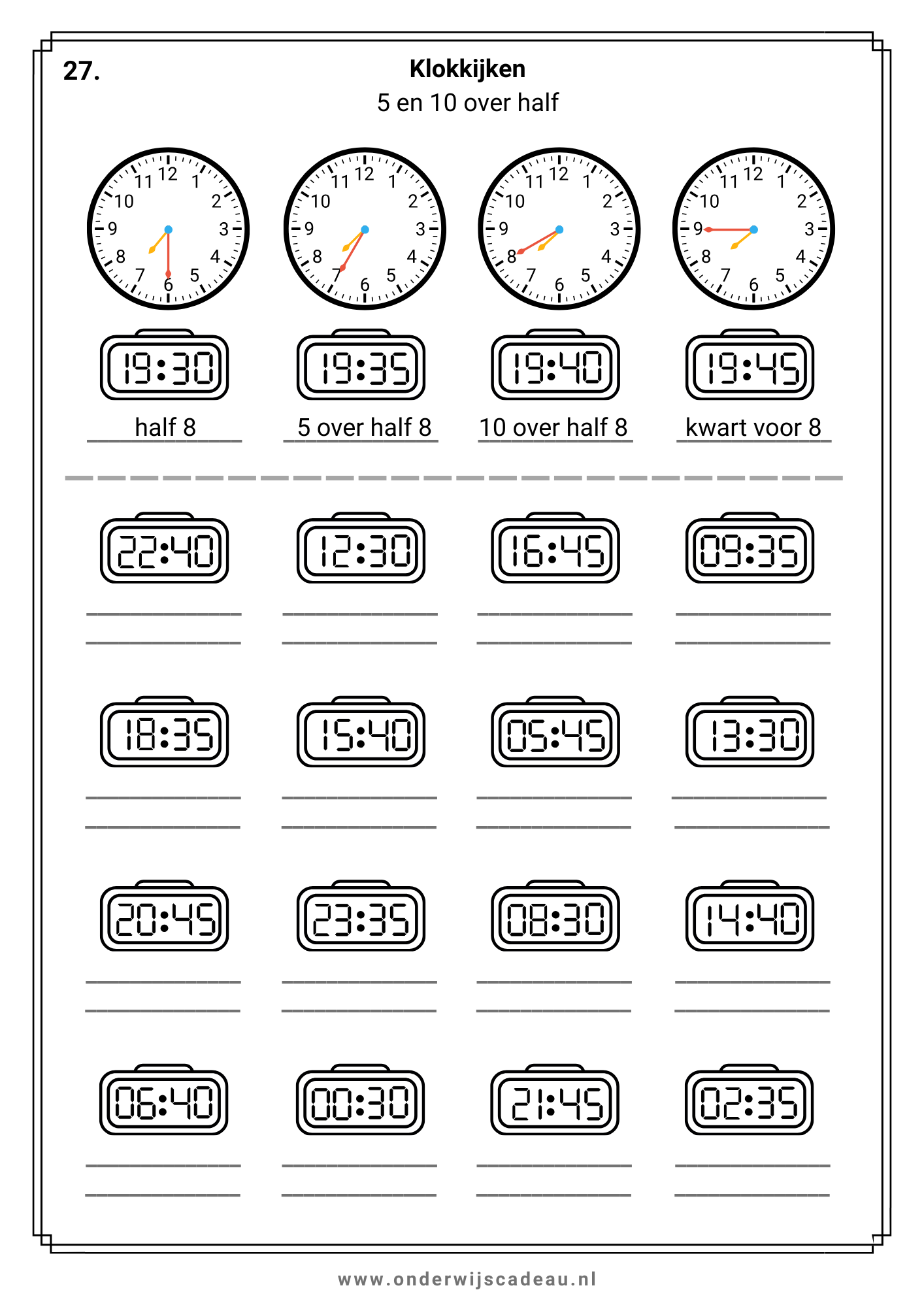 Klokkijken - Deel 2 (Digitaal)