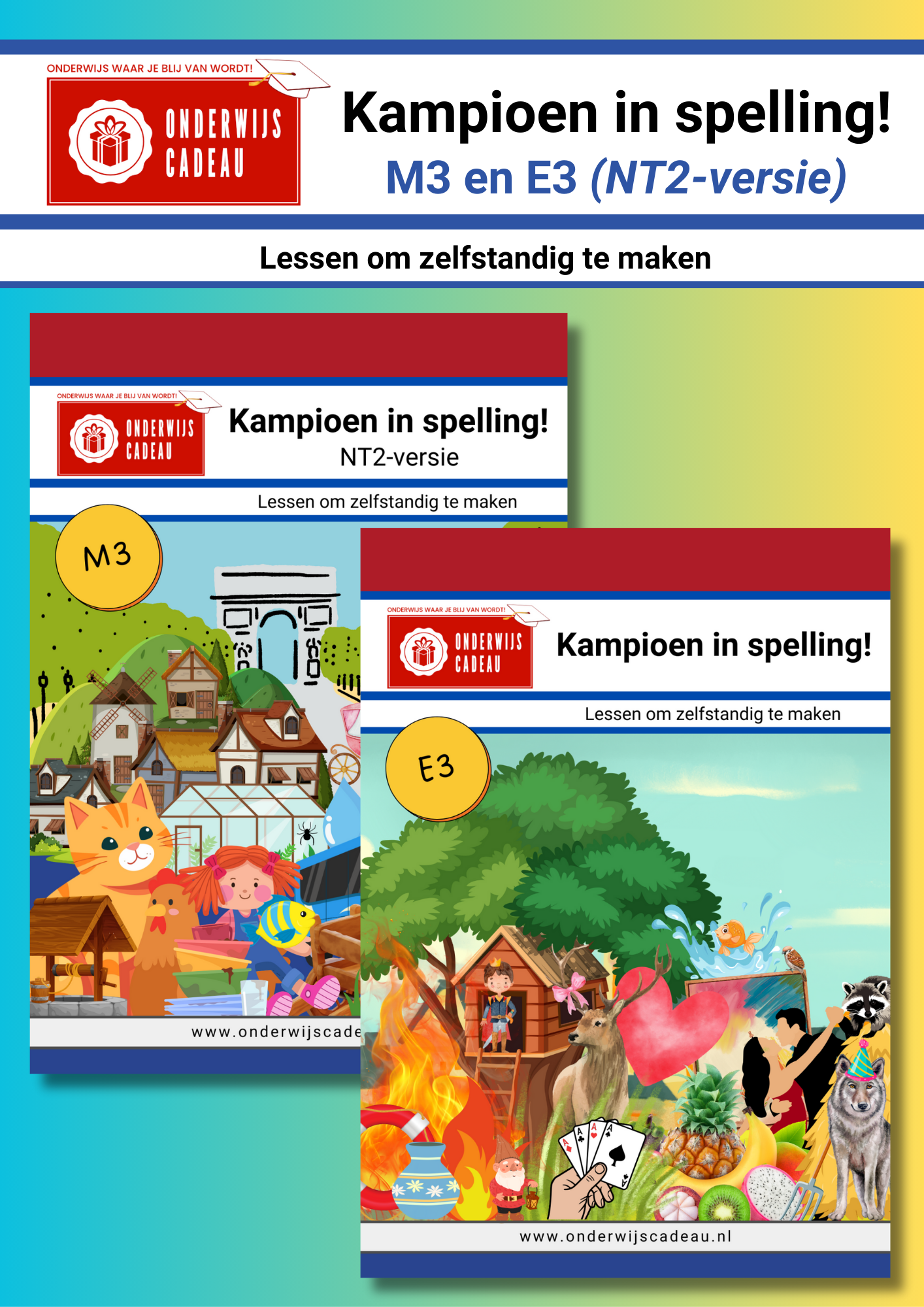 Kampioen in spelling! - M3 en E3 - NT2-versie