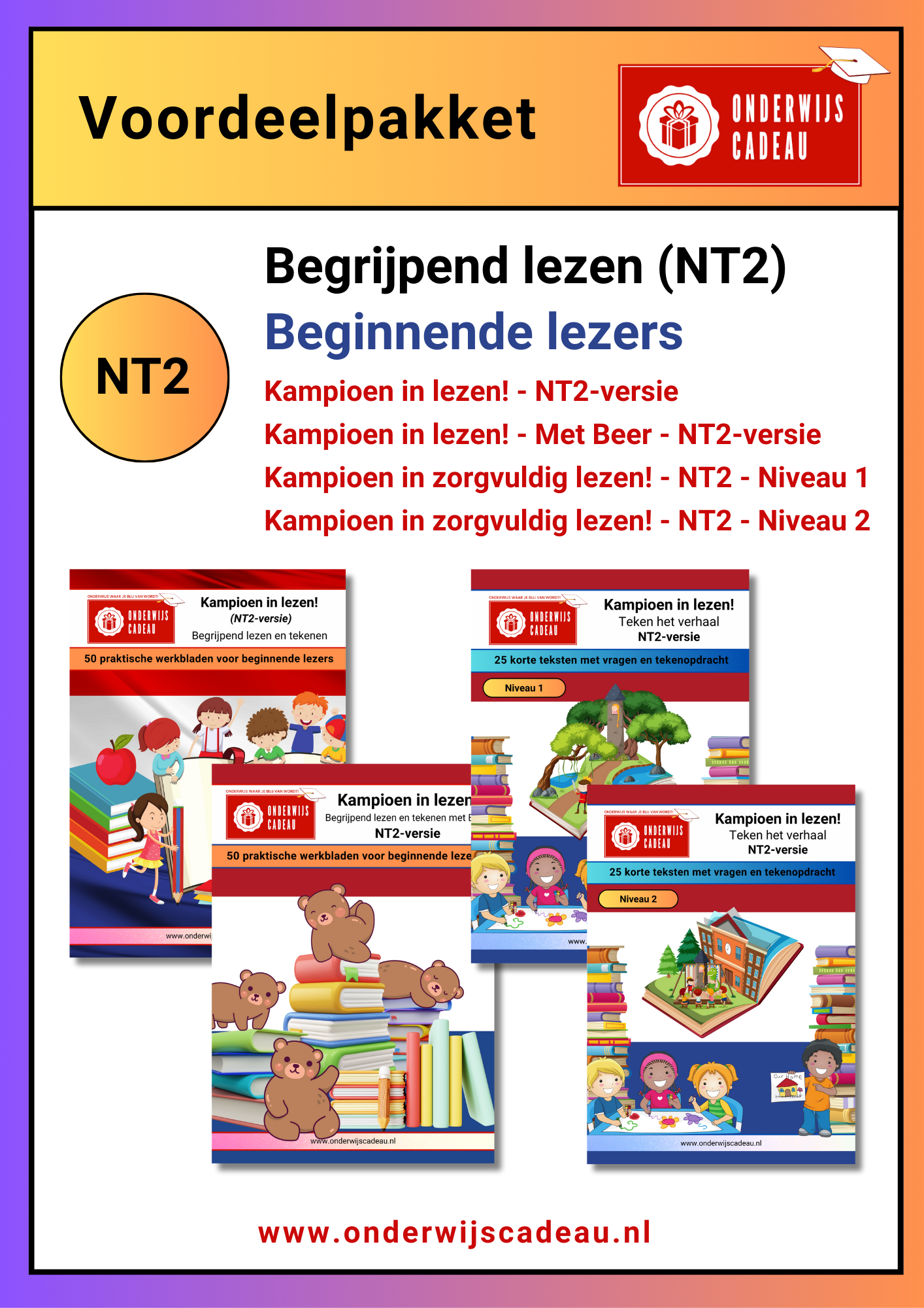 Begrijpend lezen (NT2) - Beginnende lezers