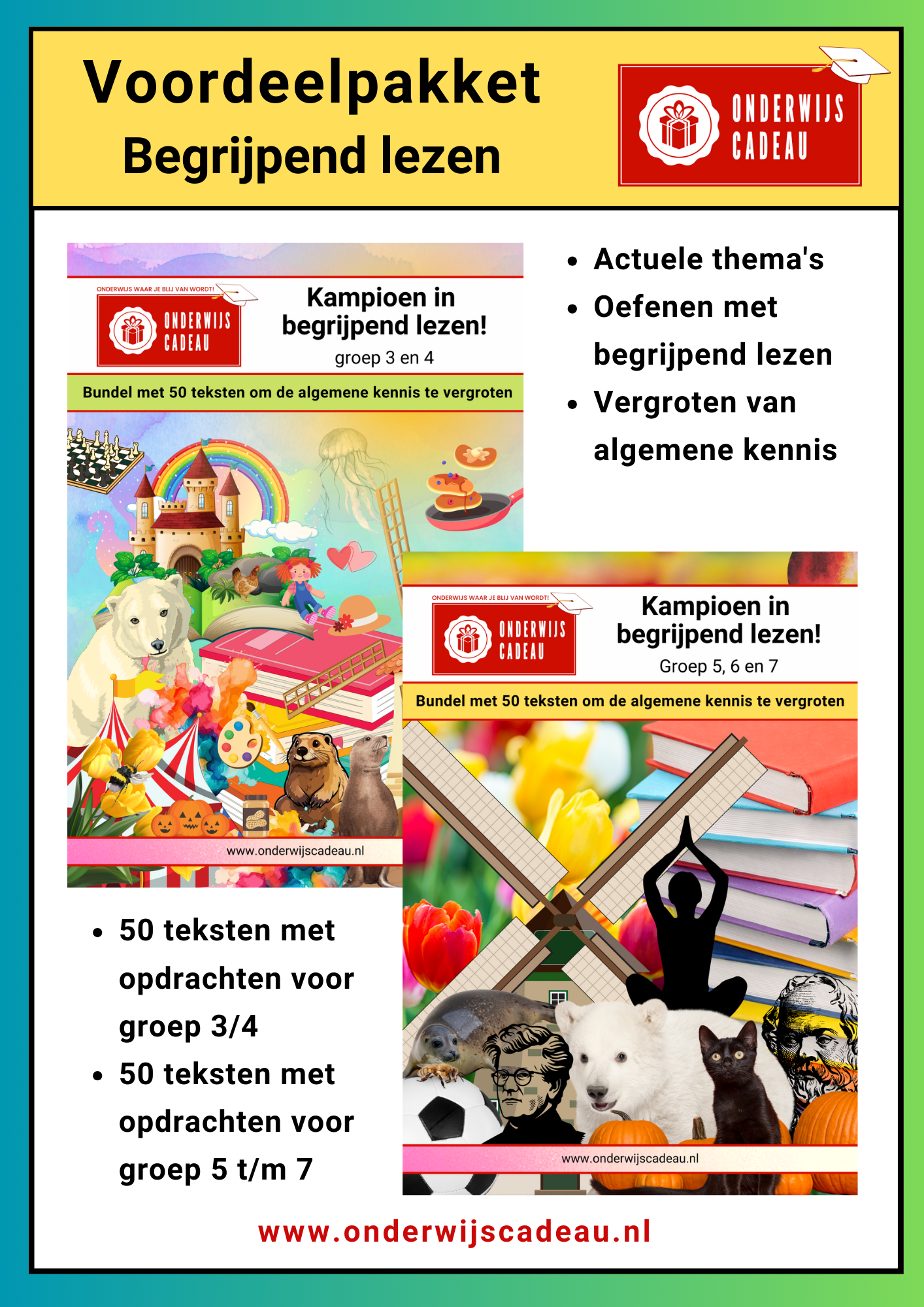 Voordeelpakket: Begrijpend lezen! - Groep 3 t/m 7