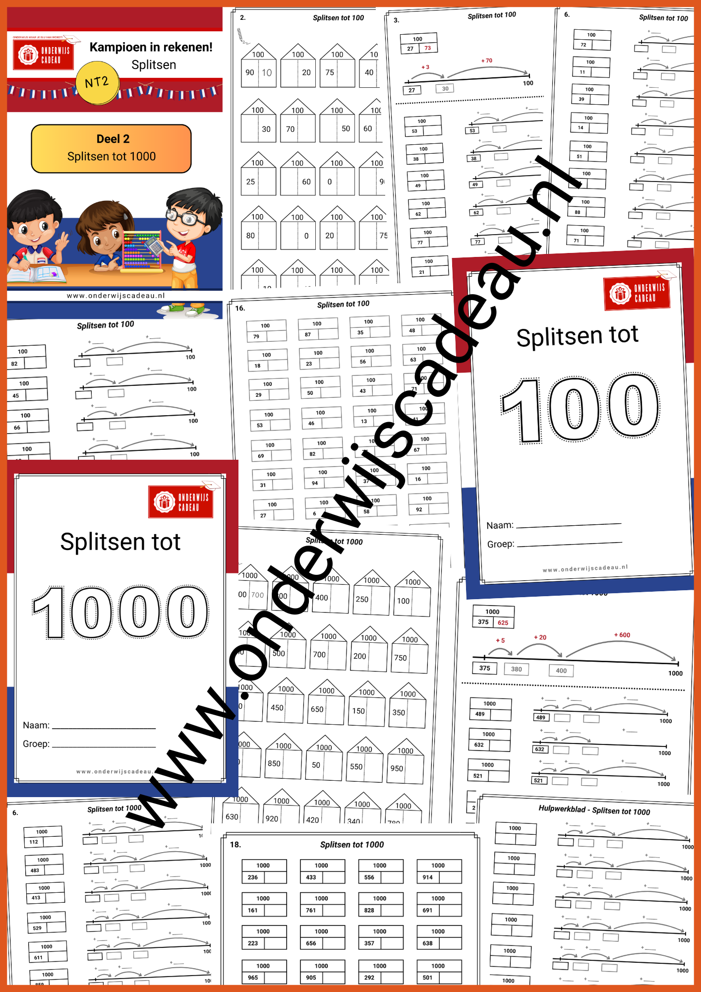 Kampioen in rekenen! - NT2 - Splitsen - Deel 2