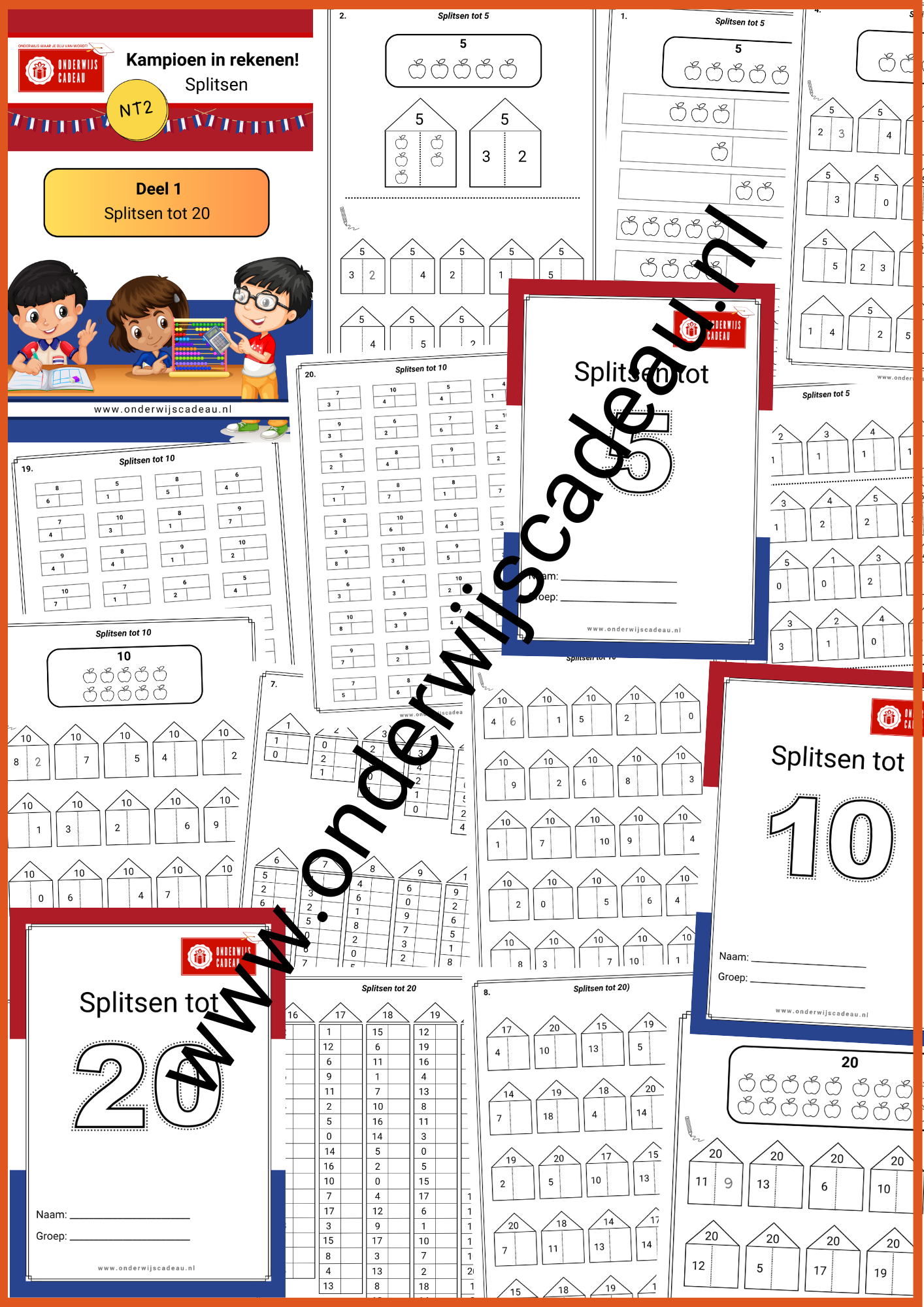 Kampioen in rekenen! - NT2 - Splitsen - Deel 1