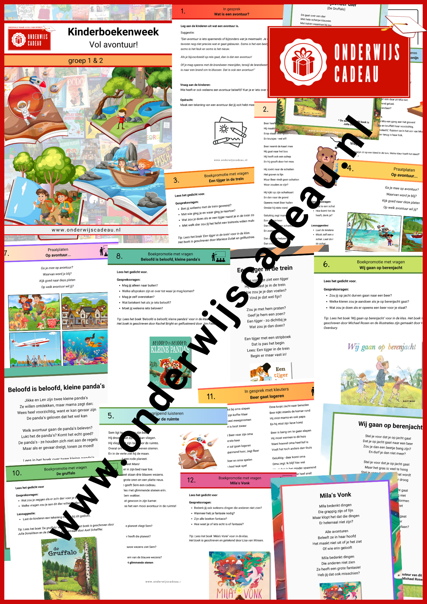 Kinderboekenweek 2025 - Vol avontuur! - Groep 1/2