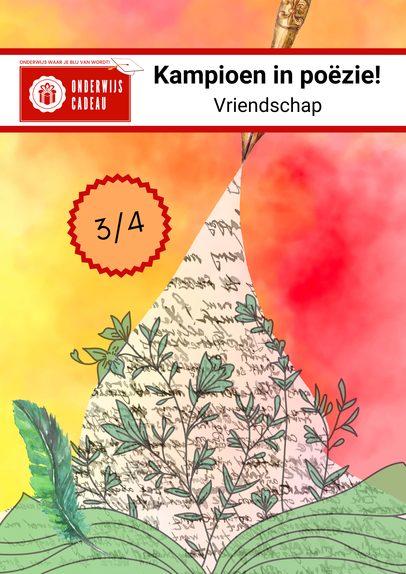 Kampioen in poëzie! - Groep 3 en 4 - Vriendschap