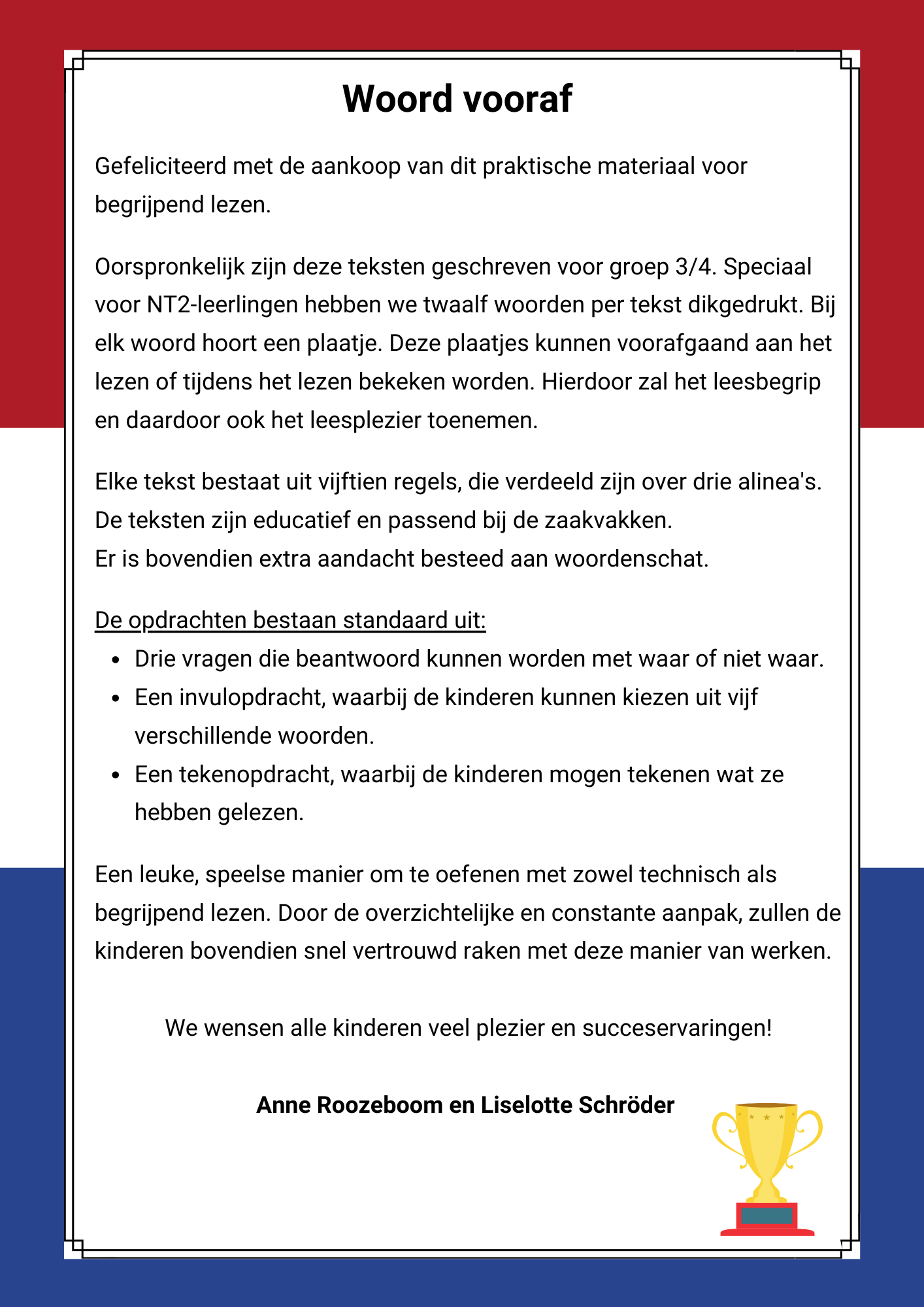 Kampioen in begrijpend lezen! - NT2-versie - Zaakvakken - Deel 1