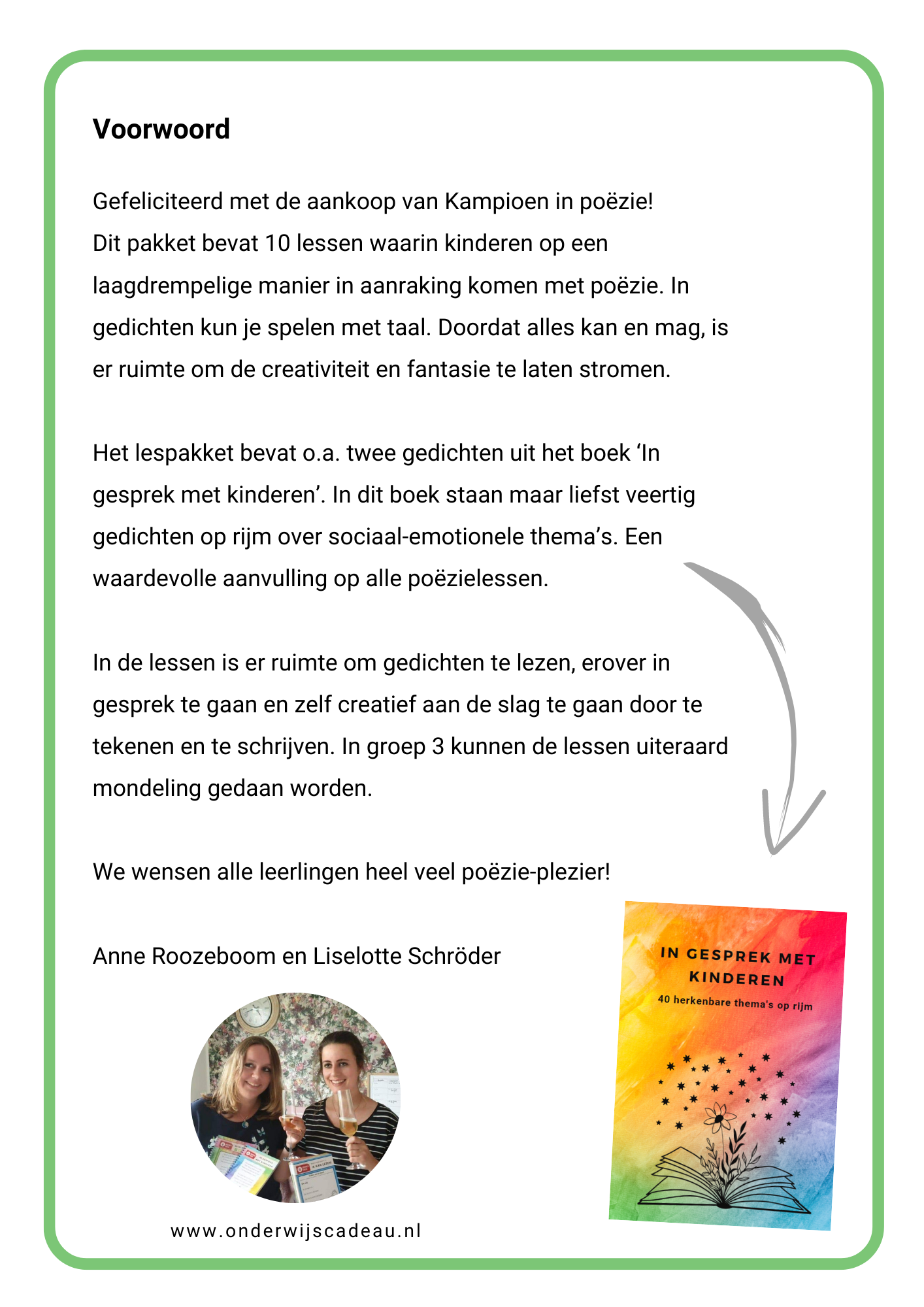 Kampioen in poëzie! - Groep 3 en 4 - Vriendschap