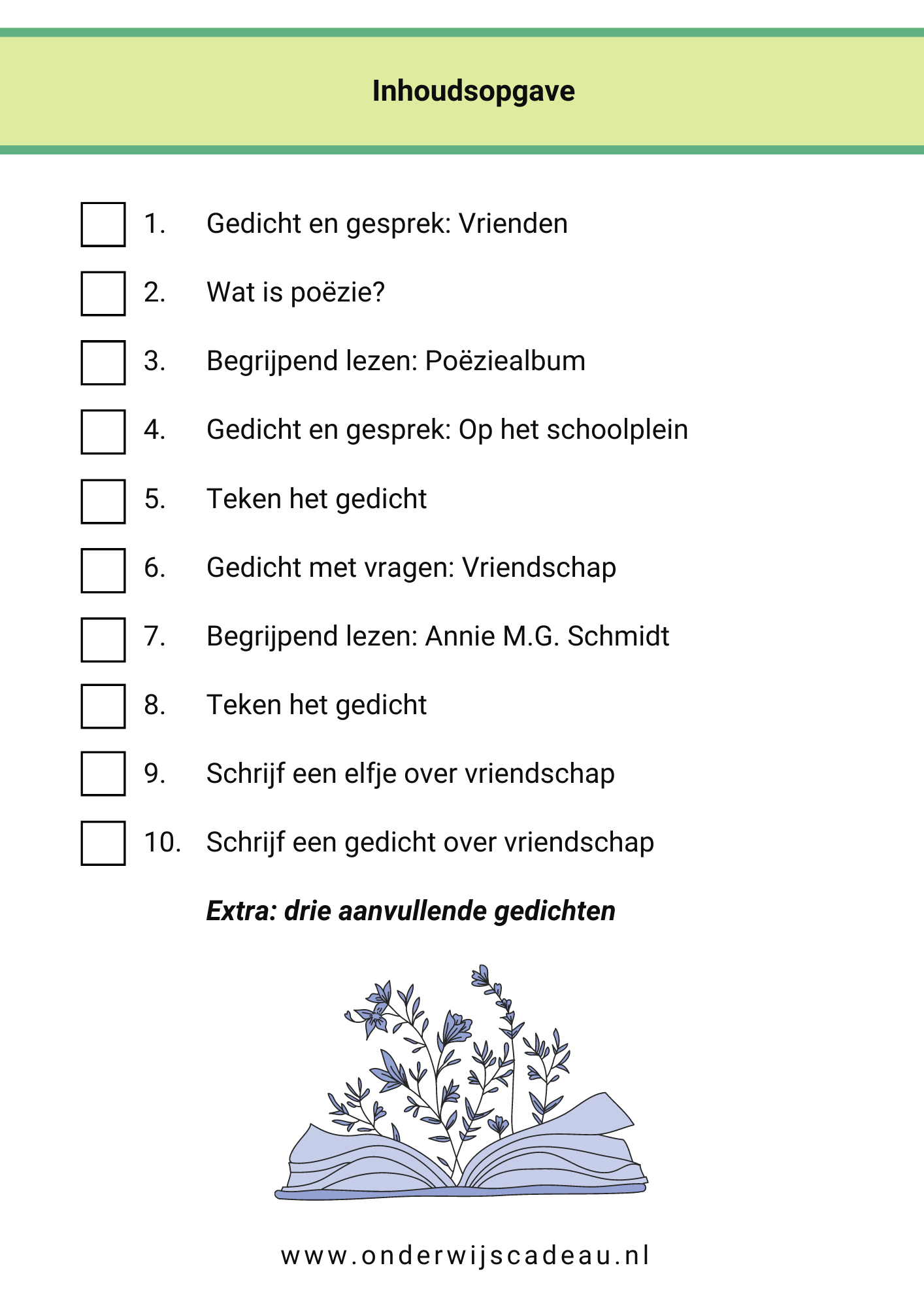 Kampioen in poëzie! - Groep 5 en 6 - Vriendschap