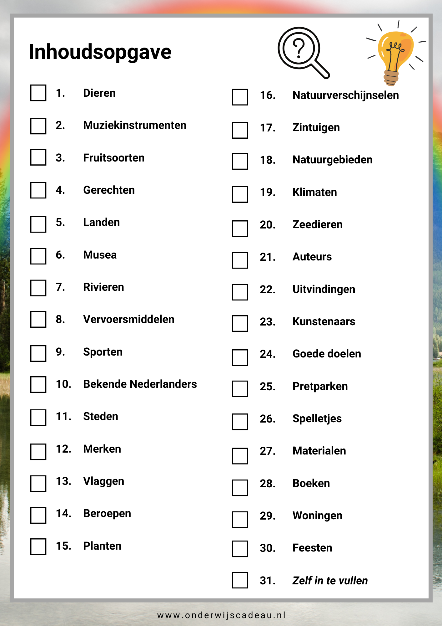 Kampioen in onderzoeken!