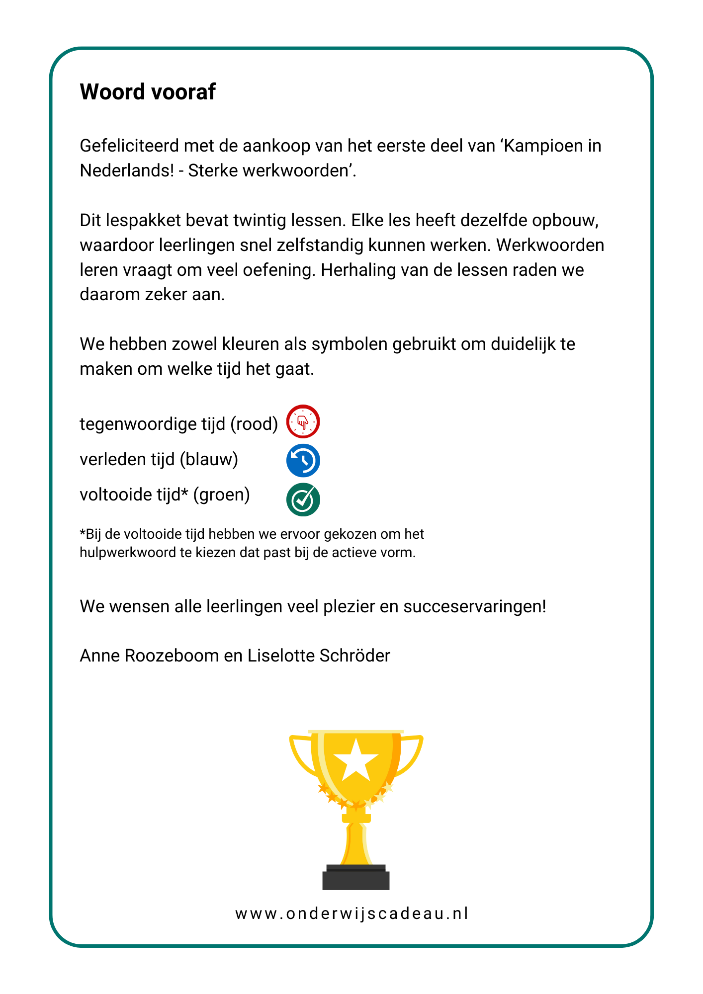 Kampioen in Nederlands! - Sterke werkwoorden - Deel 1