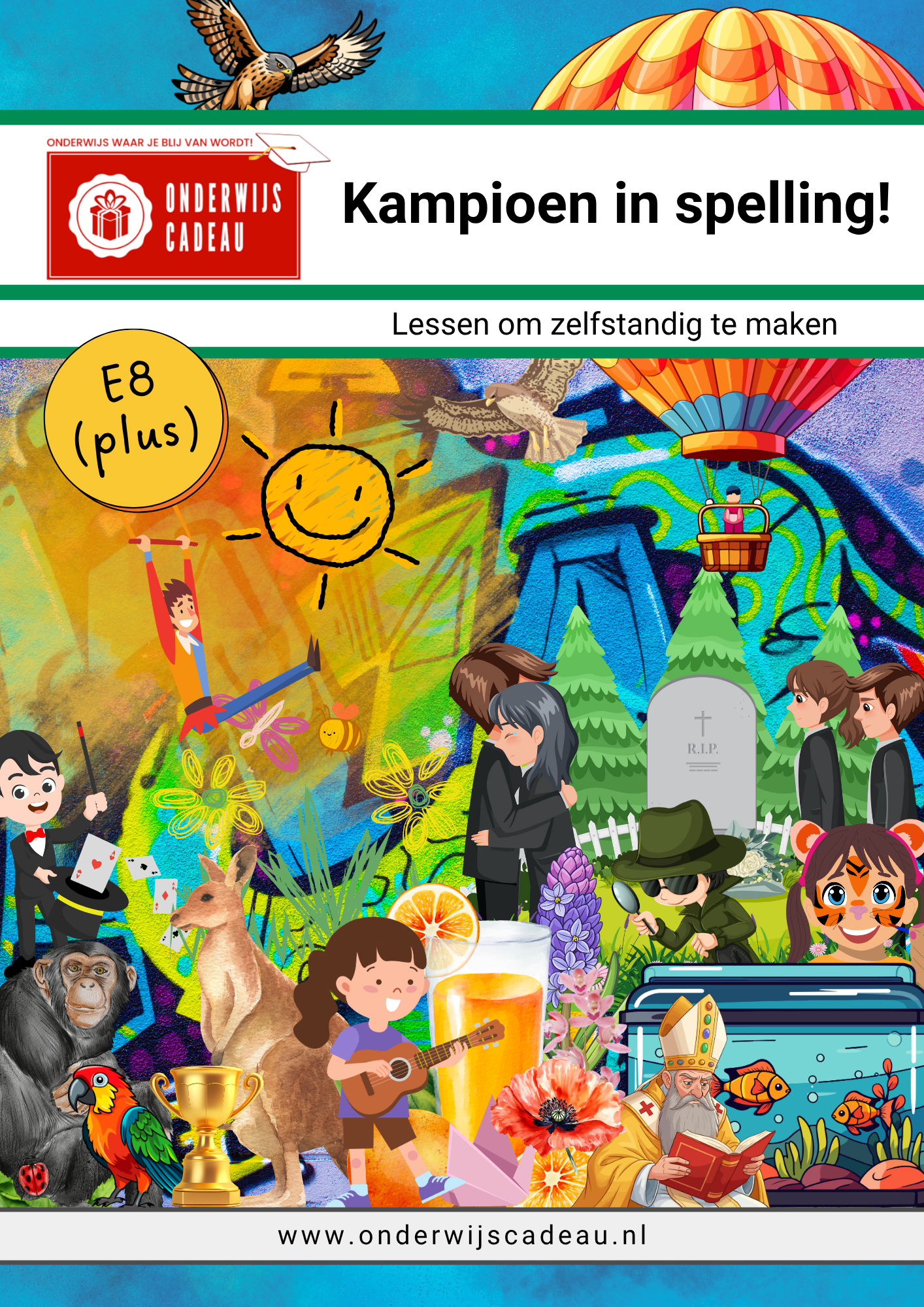 Kampioen in spelling! - M8/B8 en E8 (pluslessen)
