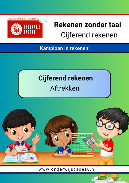 Rekenen zonder taal - Cijferend rekenen - aftrekken