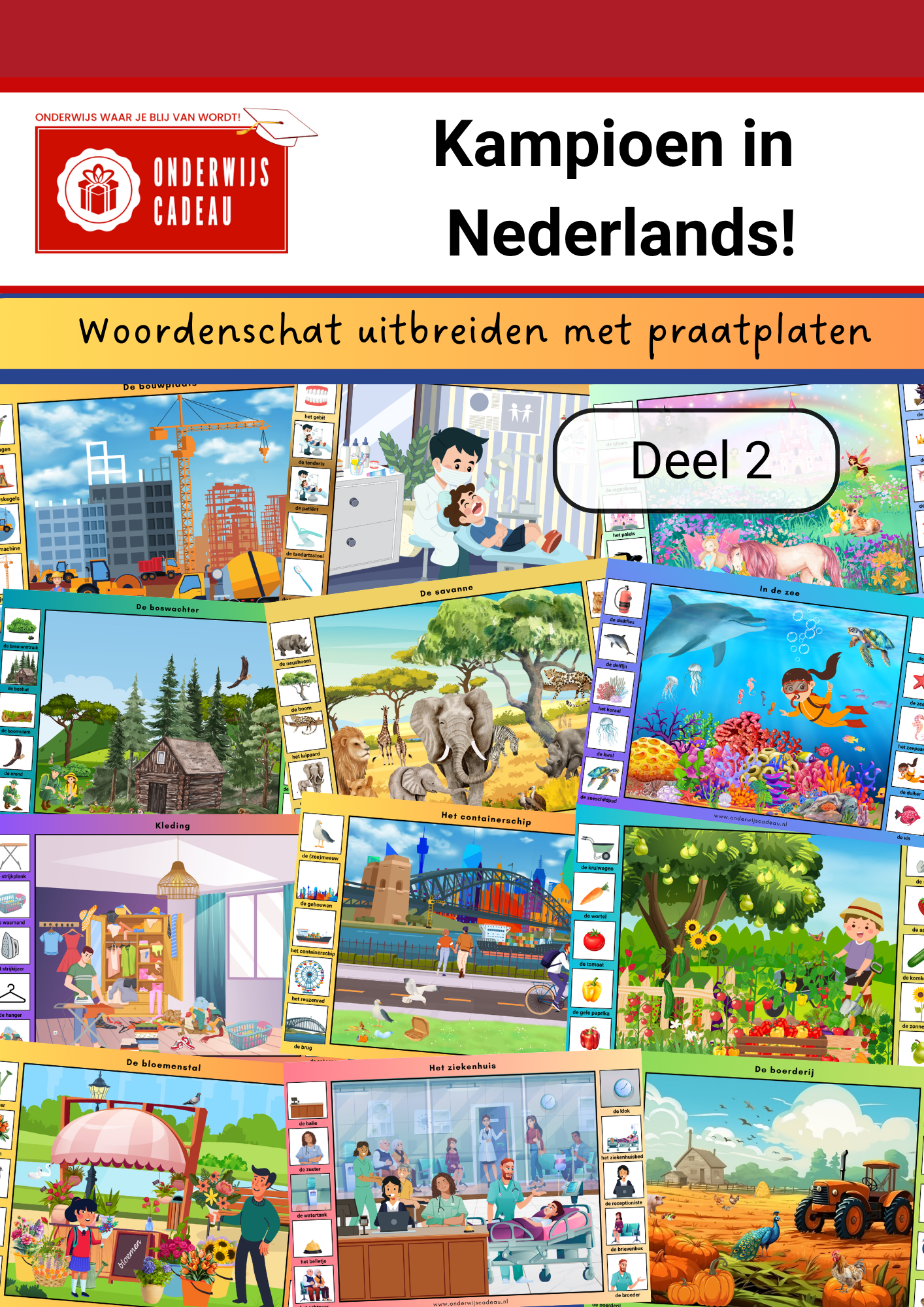 Kampioen in Nederlands! - NT2 - Praatplaten - Deel 2