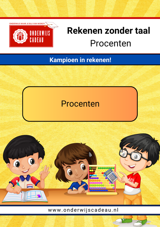 Rekenen zonder taal - Procenten