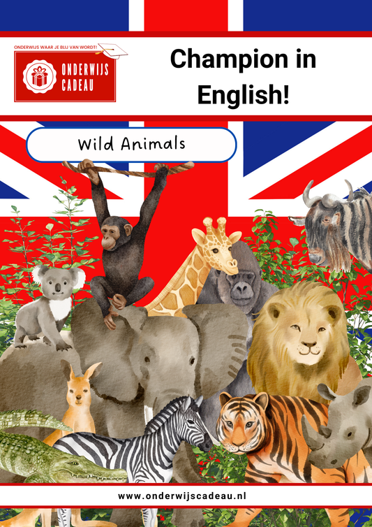 Champion in English! - Wild Animals (themapakket)